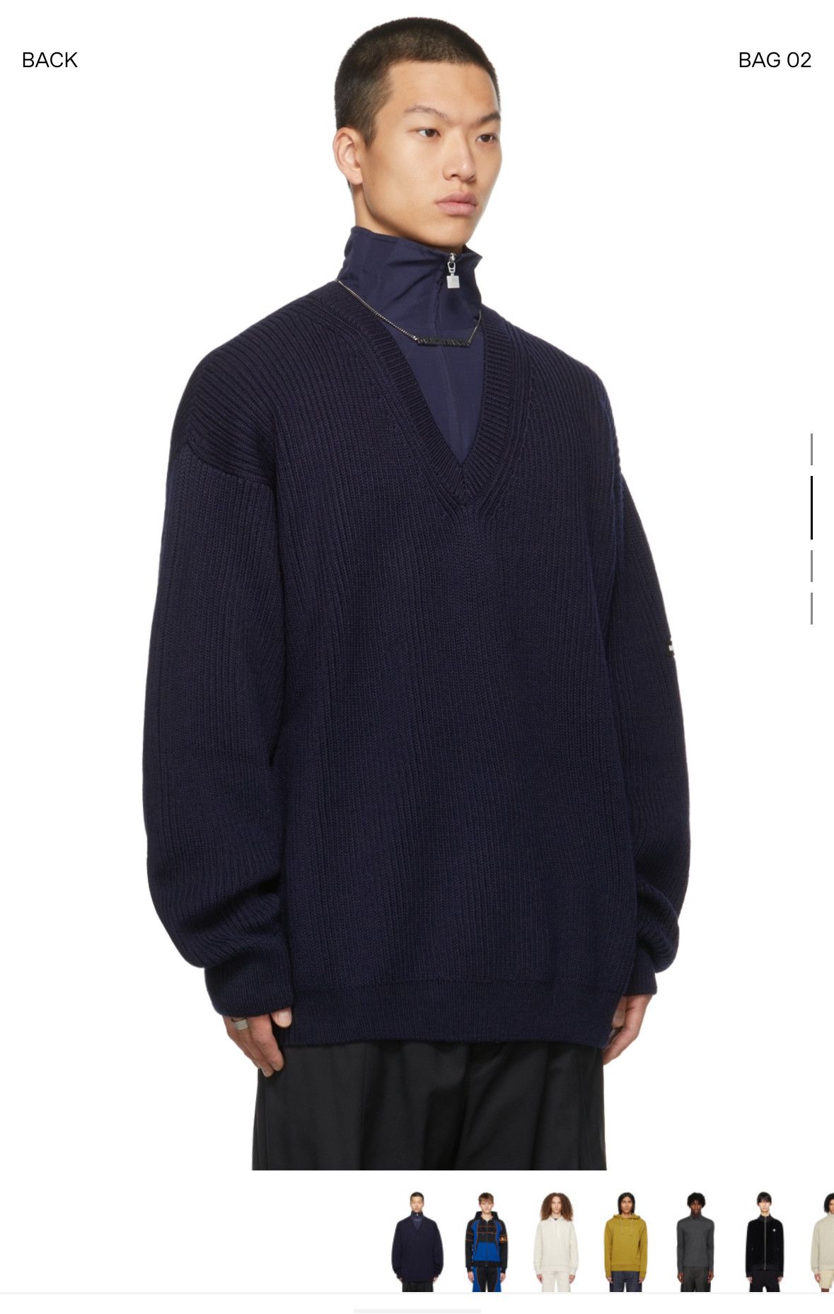 【送料&関税込】Balenciaga Layered Sweater BALENCIAGA | Hybrid Layered Wool Sweater Shirt | Men | Lane