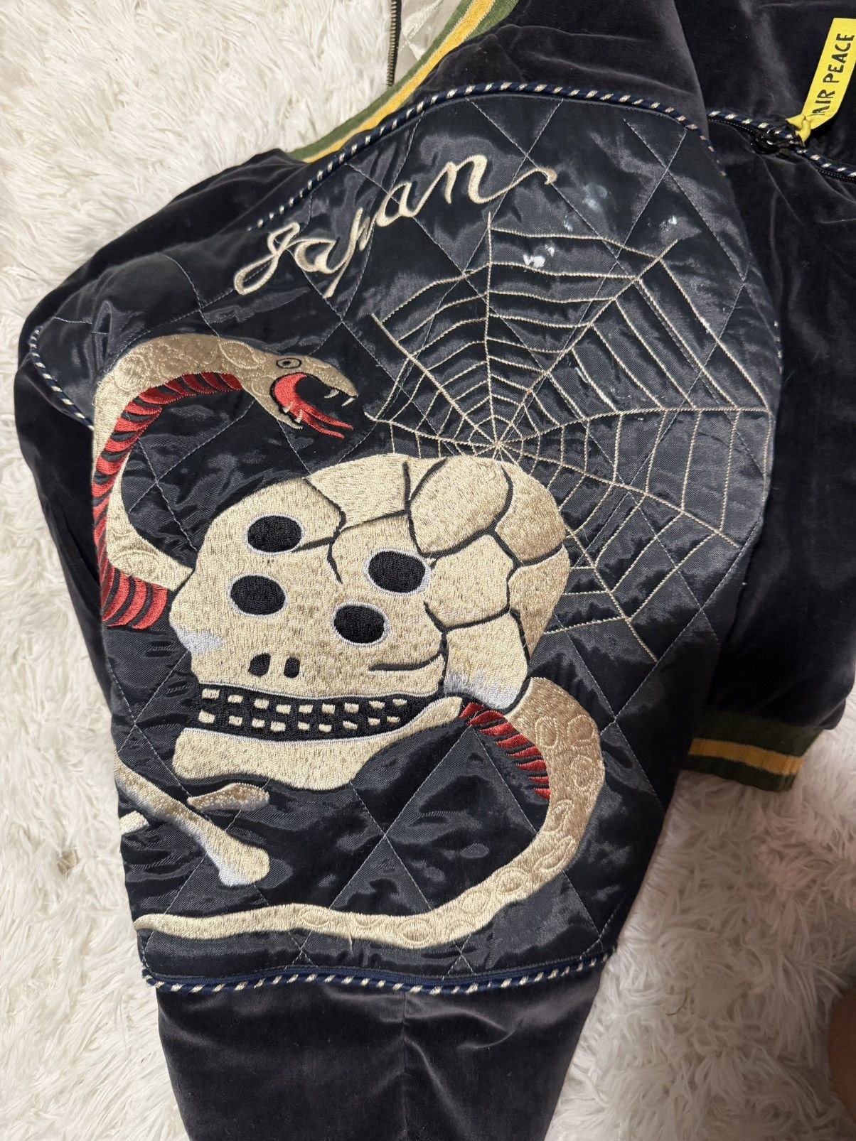 Kapital Kapital Velveteen Sham Bomber Jacket skull and snake Size US M / EU 48-50 / 2 - 4 Thumbnail