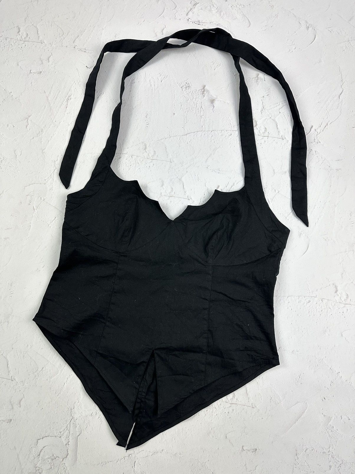 Japanese Brand × Vintage Vintage Black Tank Top Size L / US 10 / IT 46 - 1 Thumbnail