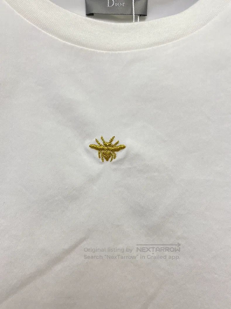 Dior Dior Little Bee White Short Sleeve T-shirt Size US XXS / EU 40 - 2 Thumbnail
