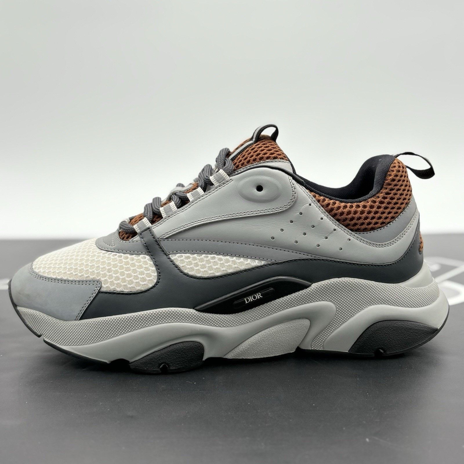 Dior Dior B22 Sneaker ' Brown Grey White ' | SUPER CLEAN! Size US 10 / EU 43 - 8 Thumbnail