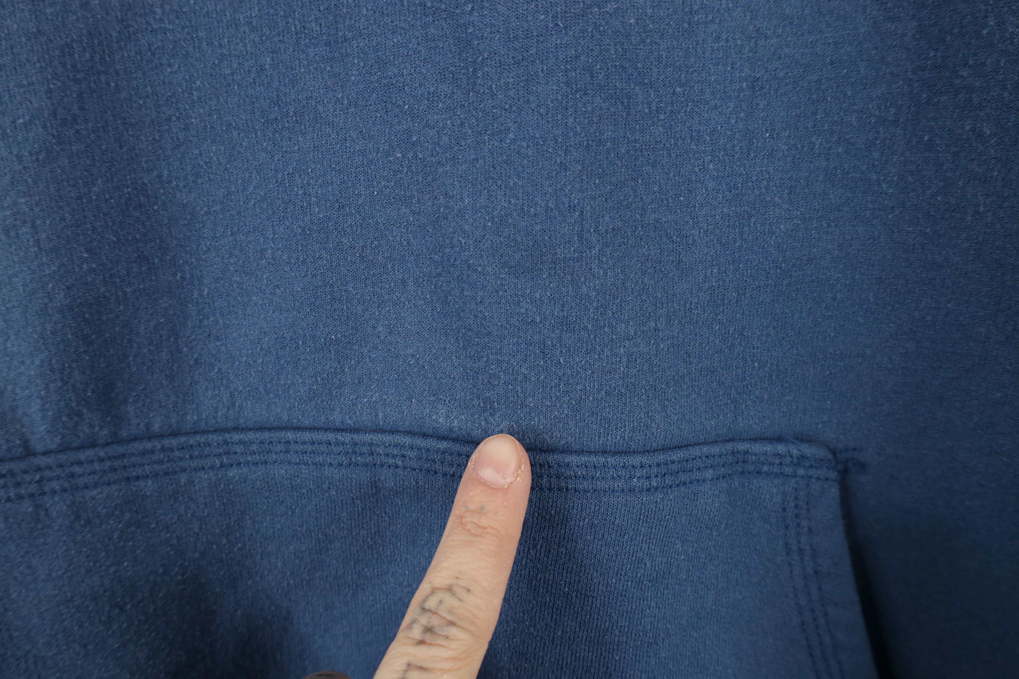 Champion × Vintage Vintage Champion Sun Faded Monochrome Hoodie Sweatshirt Blue Size US M / EU 48-50 / 2 - 7 Thumbnail