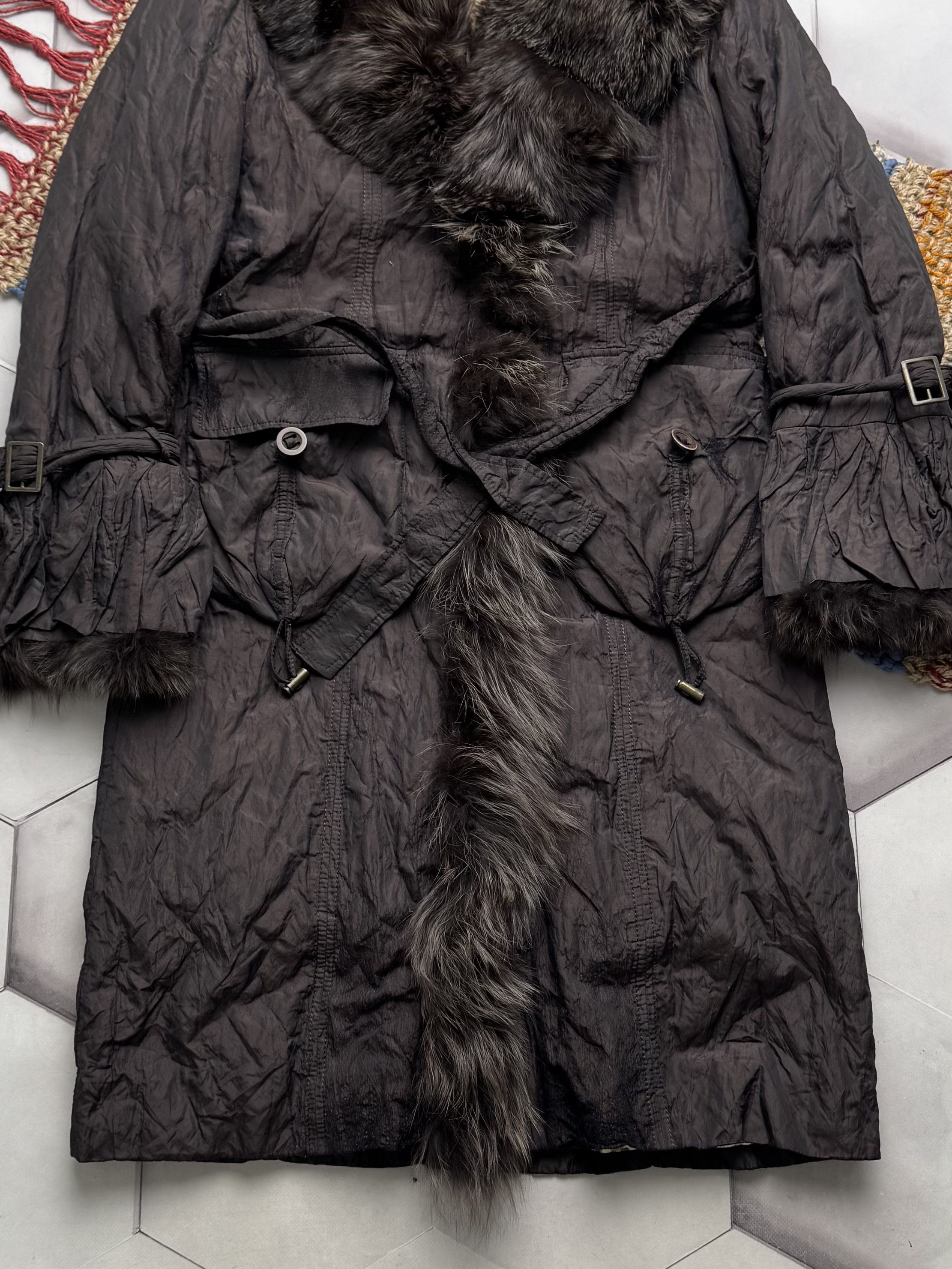 Vintage Vintage Coat With Real Fur Details (E4) Size L / US 10 / IT 46 - 3 Thumbnail