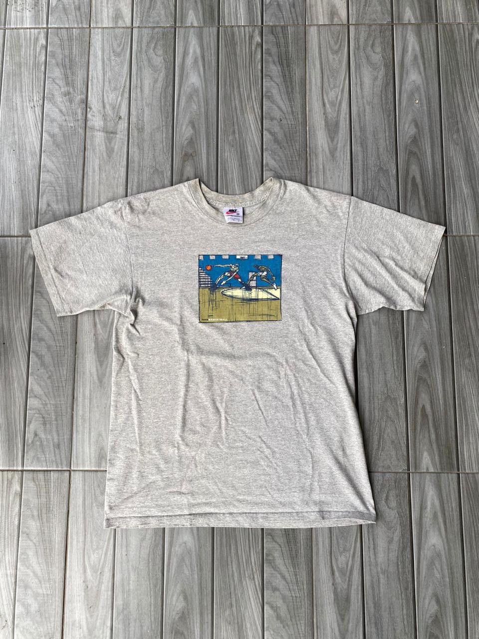 Nike vintage nike basketball 90s photo tee Size US M / EU 48-50 / 2 - 2 Thumbnail