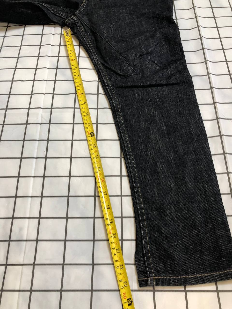 Allsaints ALLSAINTS men's blue Denim button fly Lou Runner Size US 34 / EU 50 - 2 Thumbnail