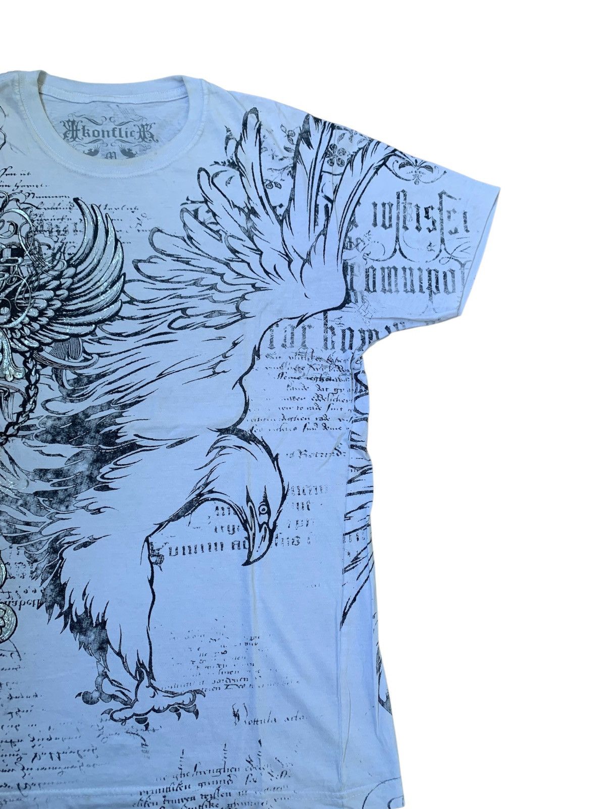 Japanese Brand 2000s japanese archive konflic y2k short sleeve poem tee Size US M / EU 48-50 / 2 - 4 Thumbnail