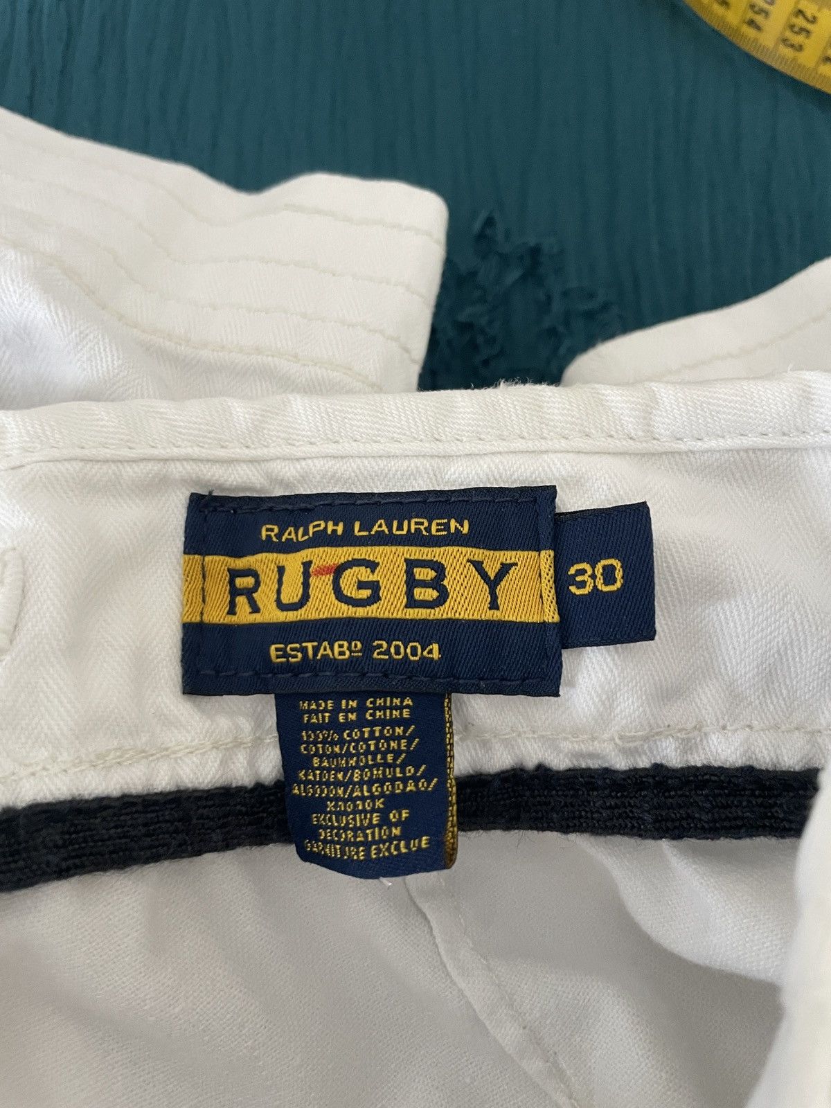 Rugby Ralph Lauren Cargo style shorts w/ Black piping down the sides Size US 30 / EU 46 - 9 Thumbnail