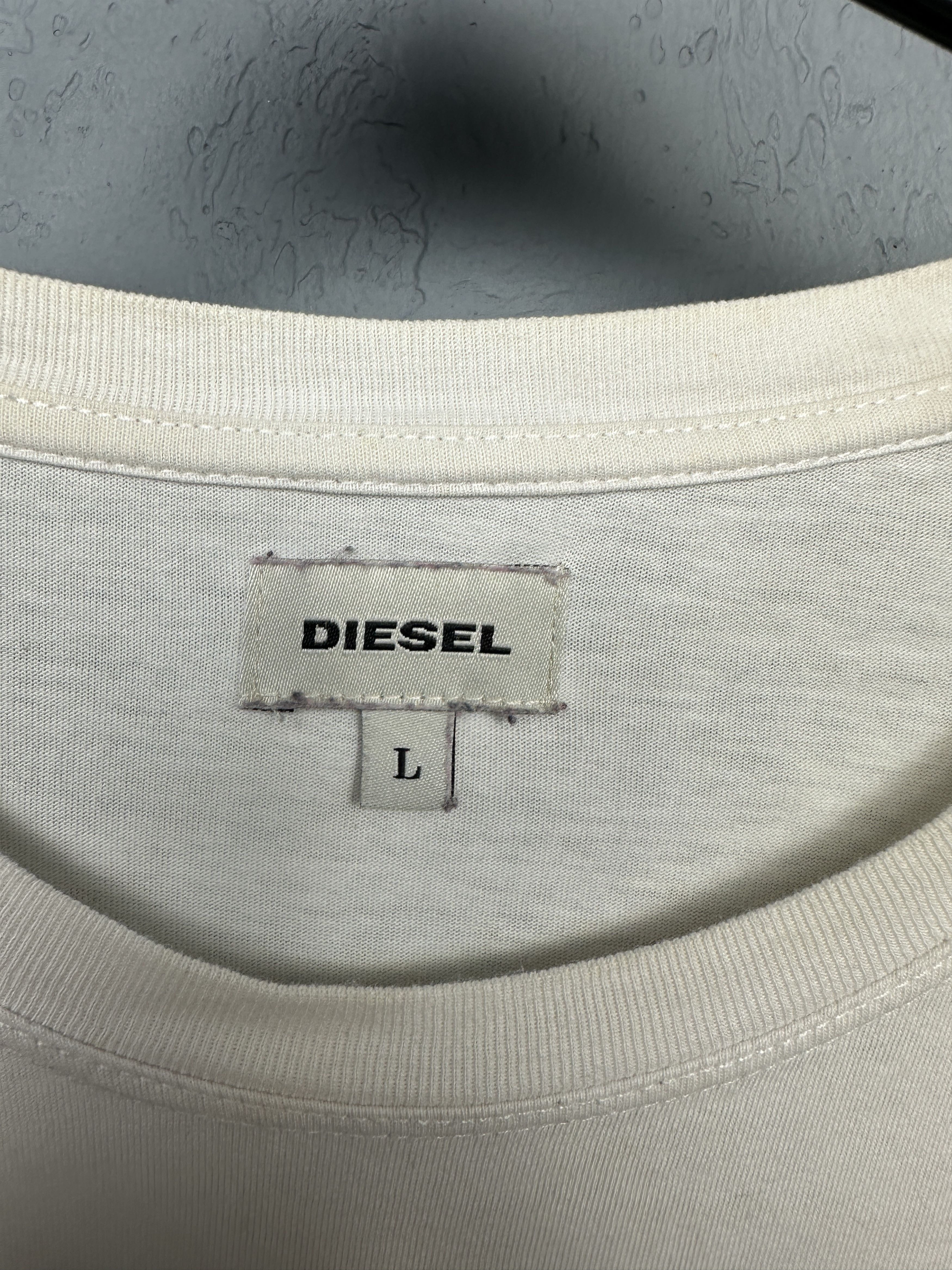 Diesel Diesel Punk Logo Crew Neck Mens T-Shirt Size US L / EU 52-54 / 3 - 5 Thumbnail