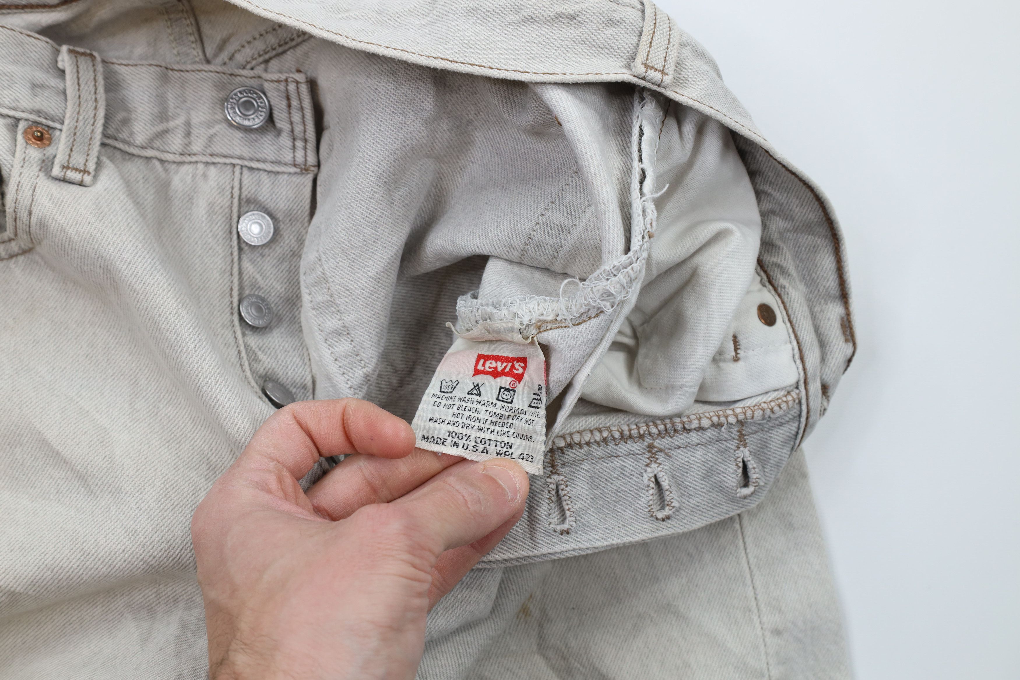 Vintage 90s Levis 501xx Button Fly Original Fit Jeans USA