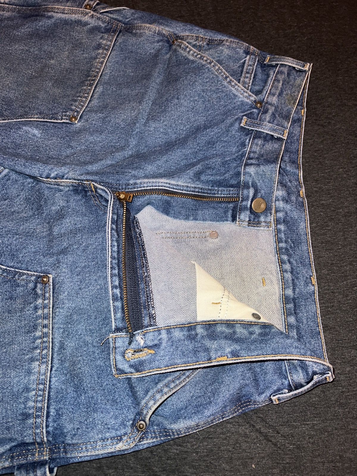 Carhartt Cropped Carhartt Double Knee Jeans Size US 34 / EU 50 - 2 Thumbnail