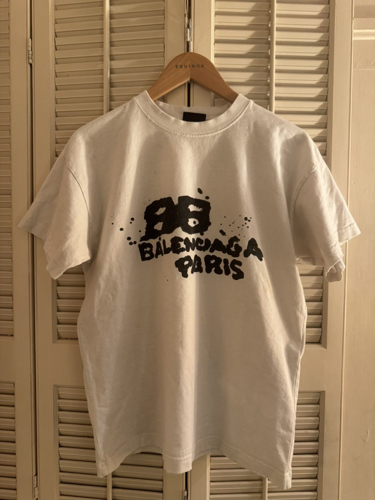 Balenciaga Graphic Paint Splatter Tee Size US XS / EU 42 / 0 - 1 Thumbnail