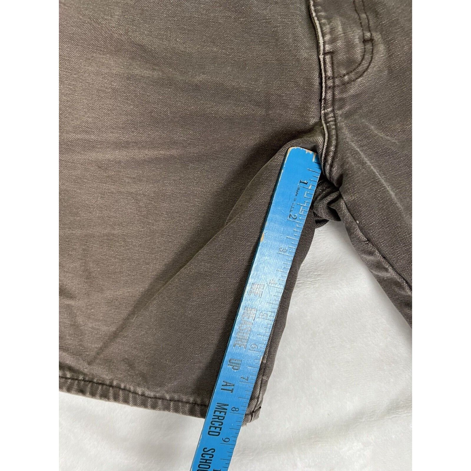 Vintage Vintage Big Smith Brown Carpenter Canvas Shorts Size 40 Dist Size US 40 / EU 56 - 6 Thumbnail
