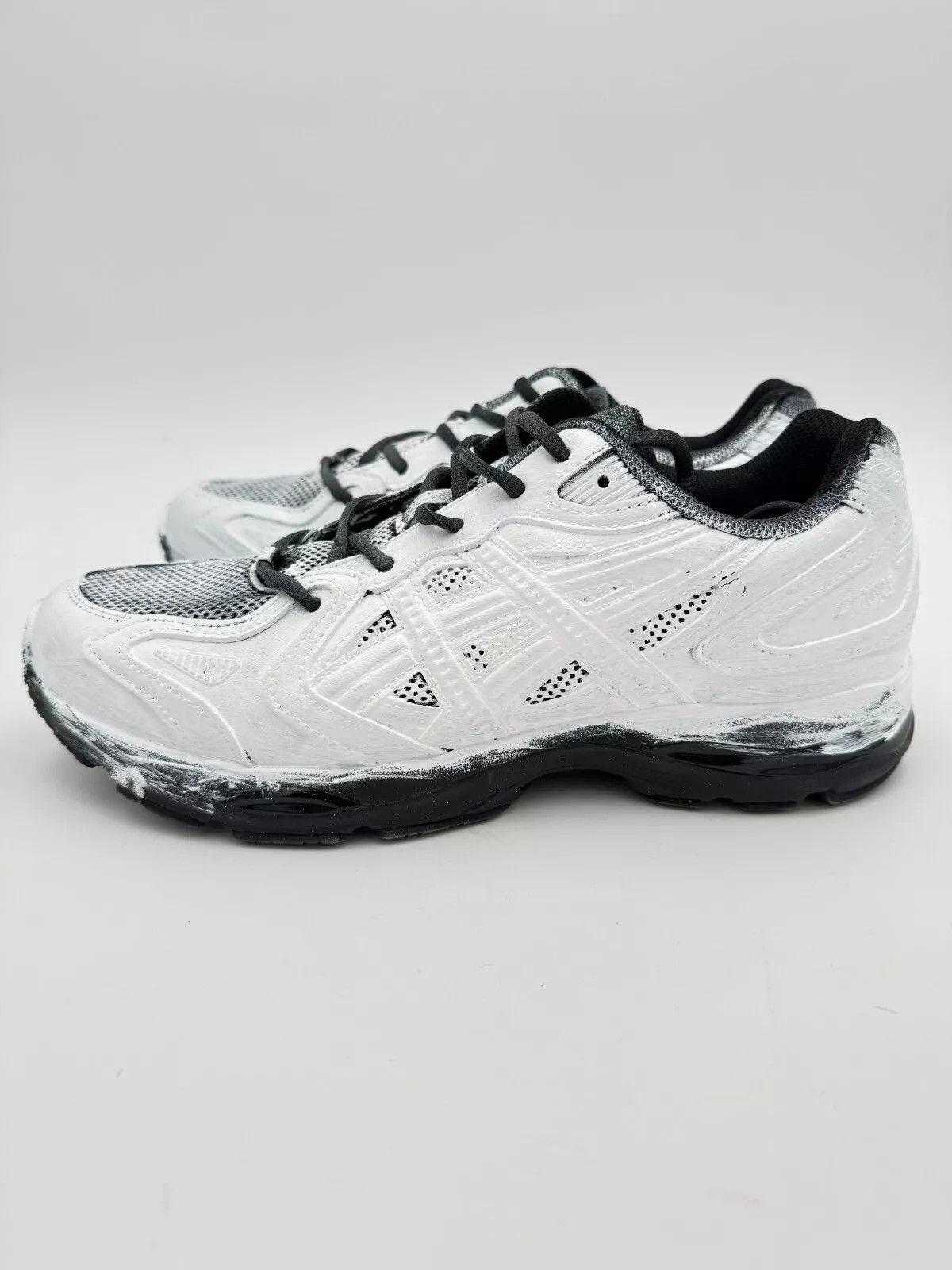 Asics × Gallery Dept. Gel-K1011 Mental Energy Painted White Black Size US 9.5 / EU 42-43 - 4 Thumbnail
