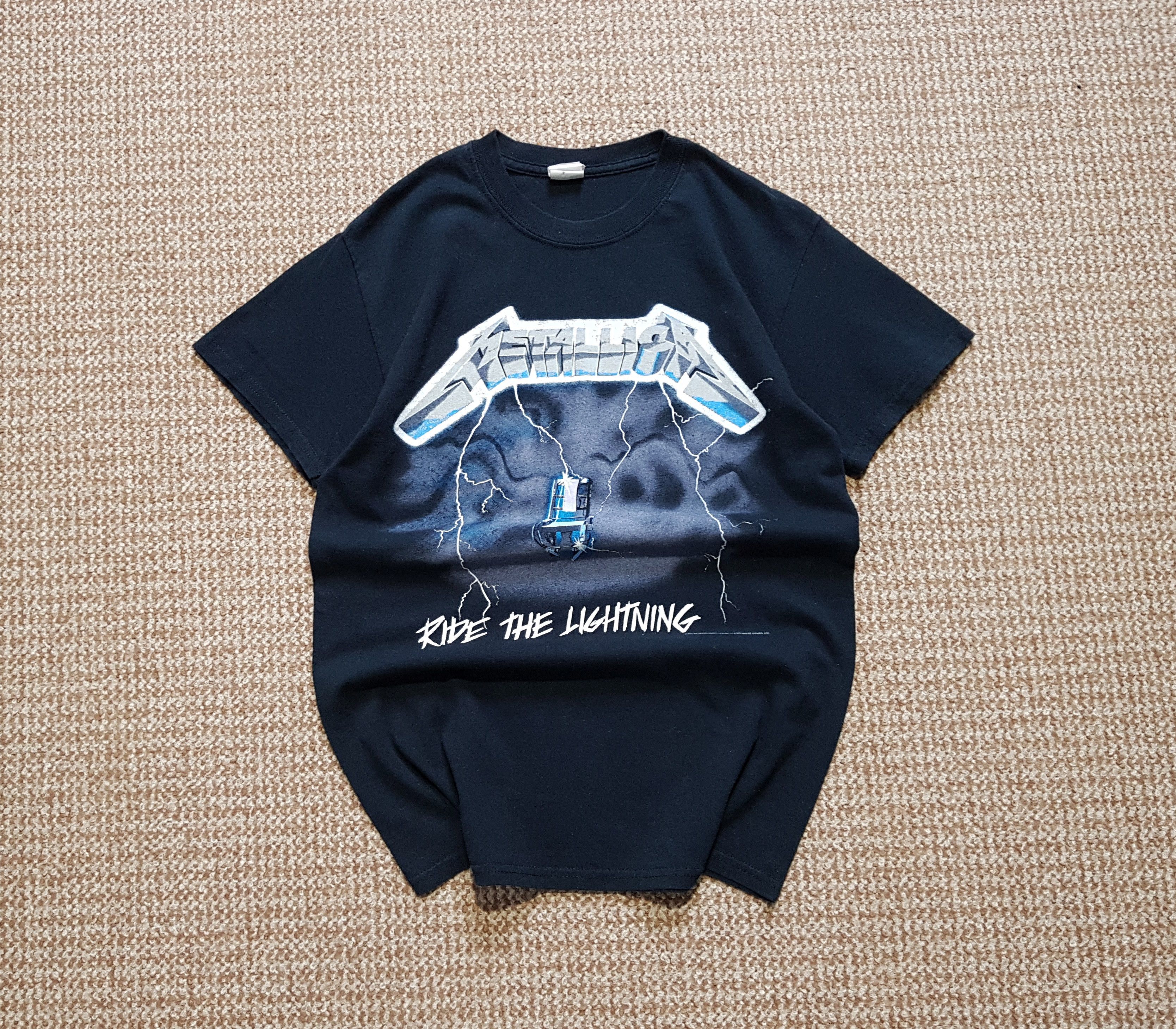Metallica Metallica Vintage 2007 Ride The Lightning T Shirt Band S Size US S / EU 44-46 / 1 - 15 Thumbnail