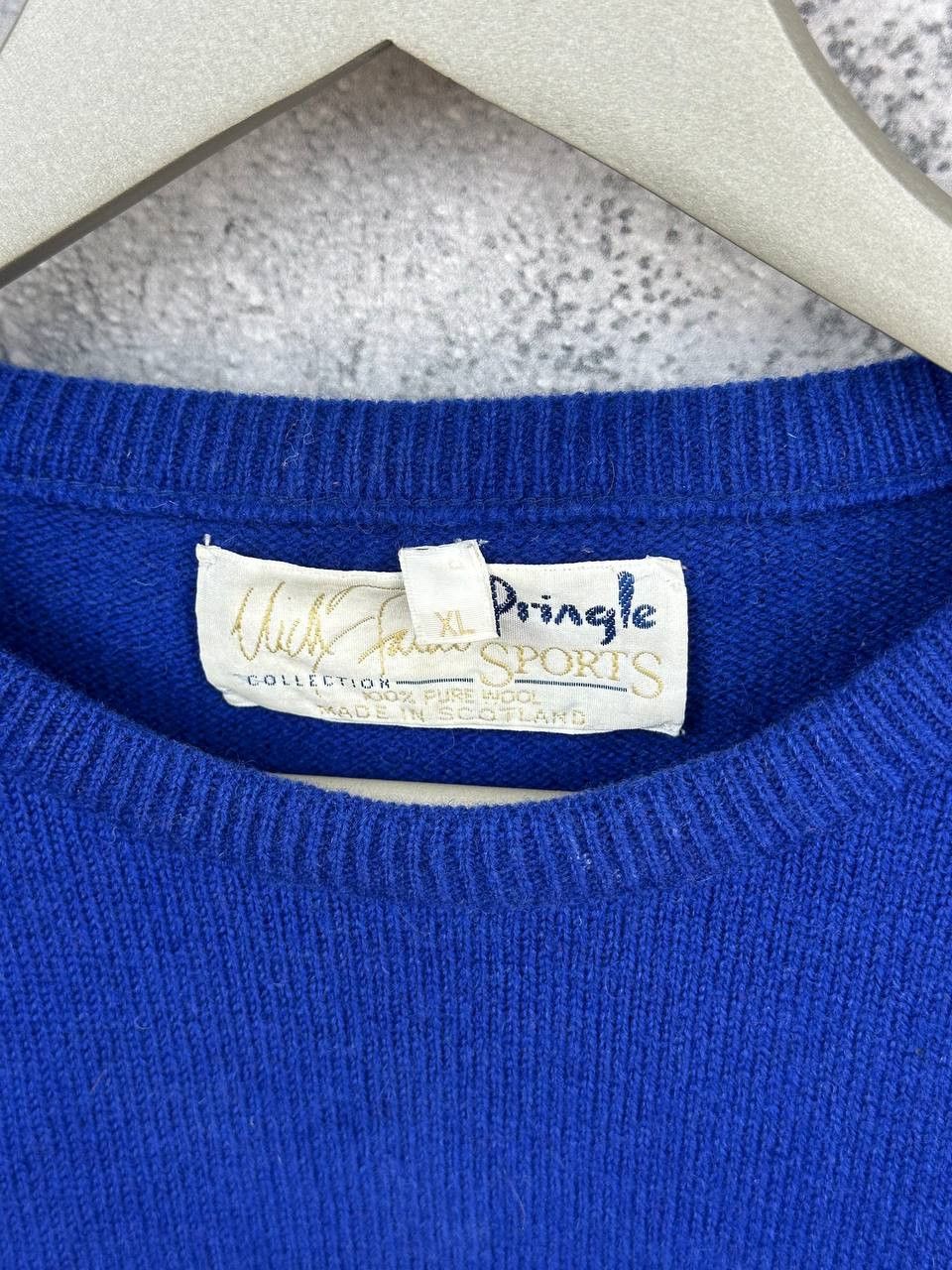 Pringle Of Scotland Pringle of Scotland Vintage Golf Sweater Crew Scotland Wool Size US XL / EU 56 / 4 - 11 Thumbnail