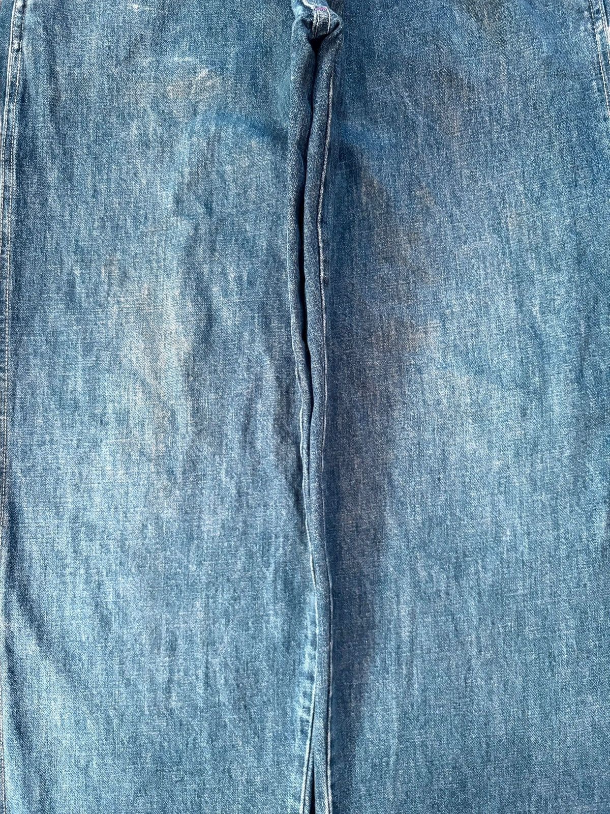FUCT Vintage Japanese Brand Blue Wash Carpenter Baggy Jeans Size US 29 - 3 Thumbnail