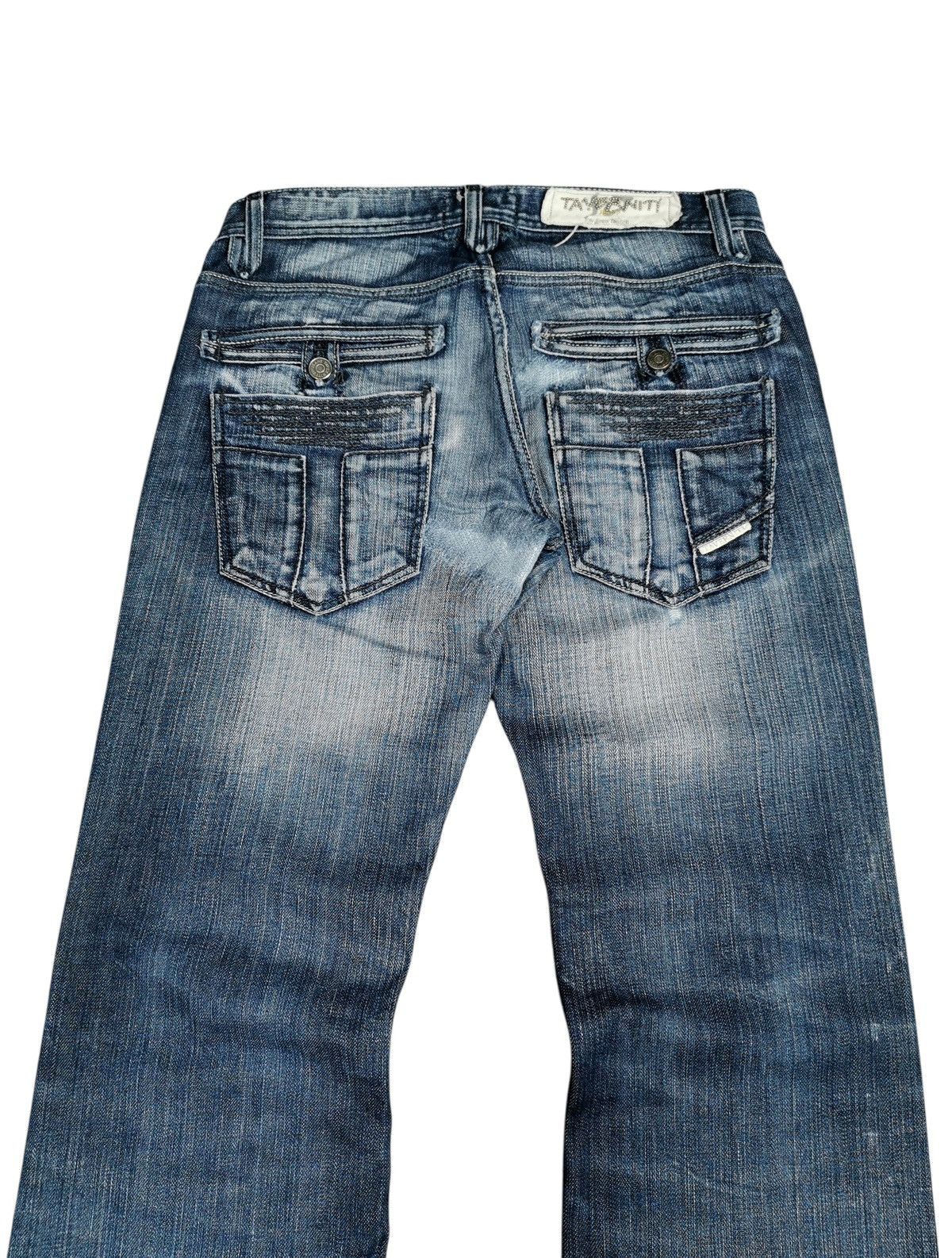 Taverniti Taverniti So Jeans Flared Distressed Bootcut Denim Y2K Style Size US 30 / EU 46 - 8 Thumbnail
