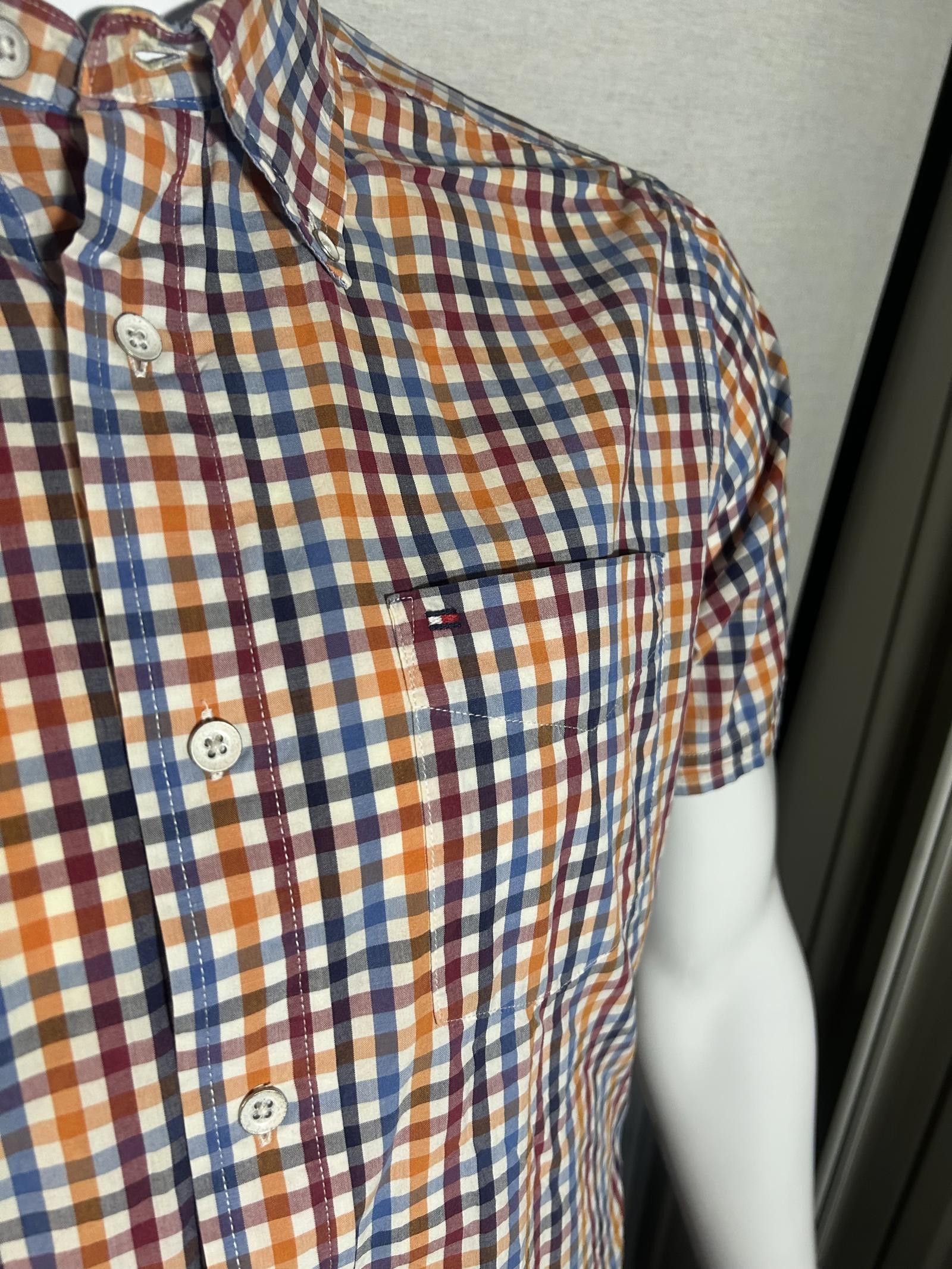 Tommy Hilfiger Tommy Hilfiger Short Sleeve Check Shirt - Multi-Colour Size US S / EU 44-46 / 1 - 3 Thumbnail