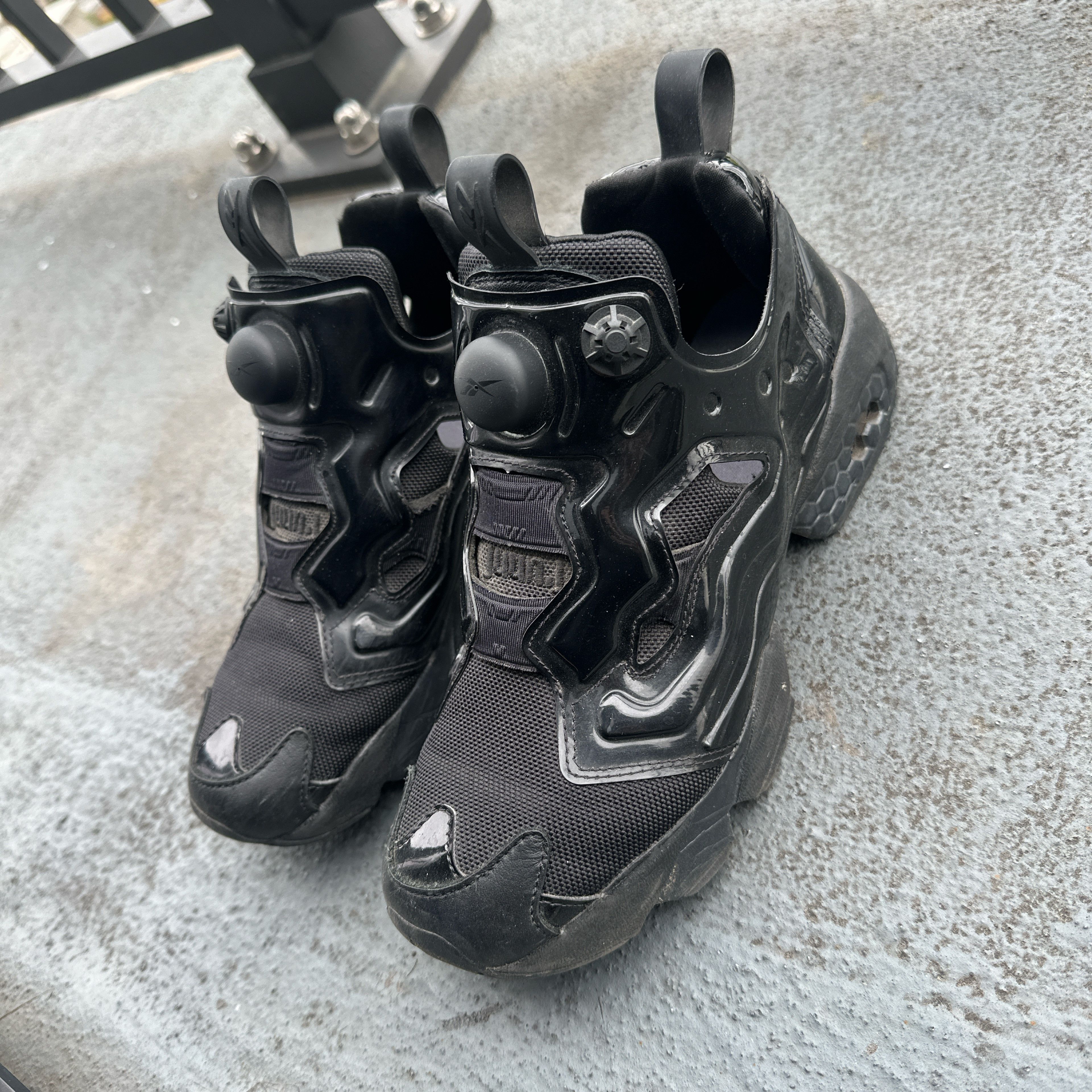 Juun.J JUUN.J Black Reebok Edition Instapump Fury OG Sneakers Size US 6 / IT 36 - 4 Thumbnail