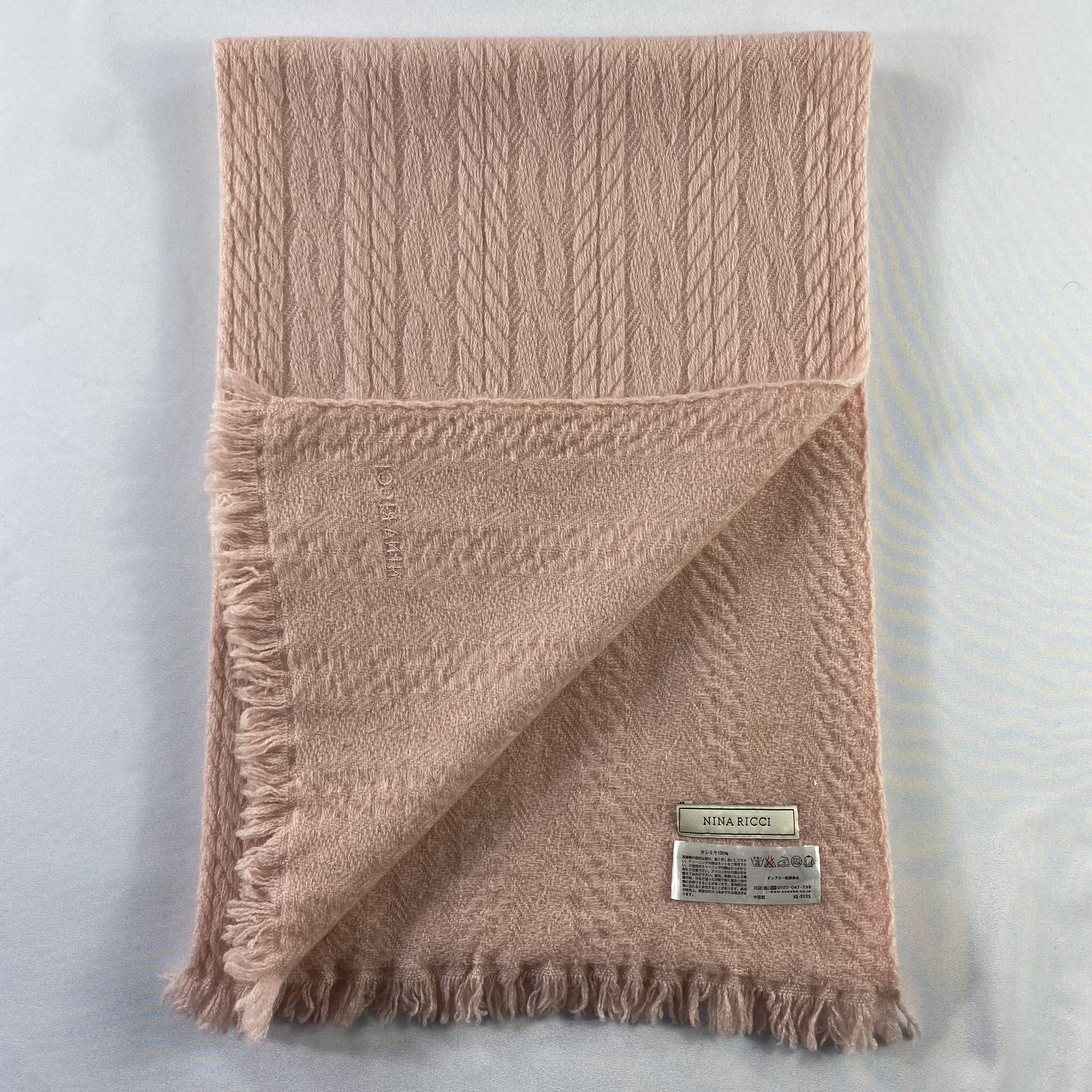 Nina Ricci Nina Ricci Scarf Neck Wrap Cashmere Muffler Size ONE SIZE - 5 Thumbnail
