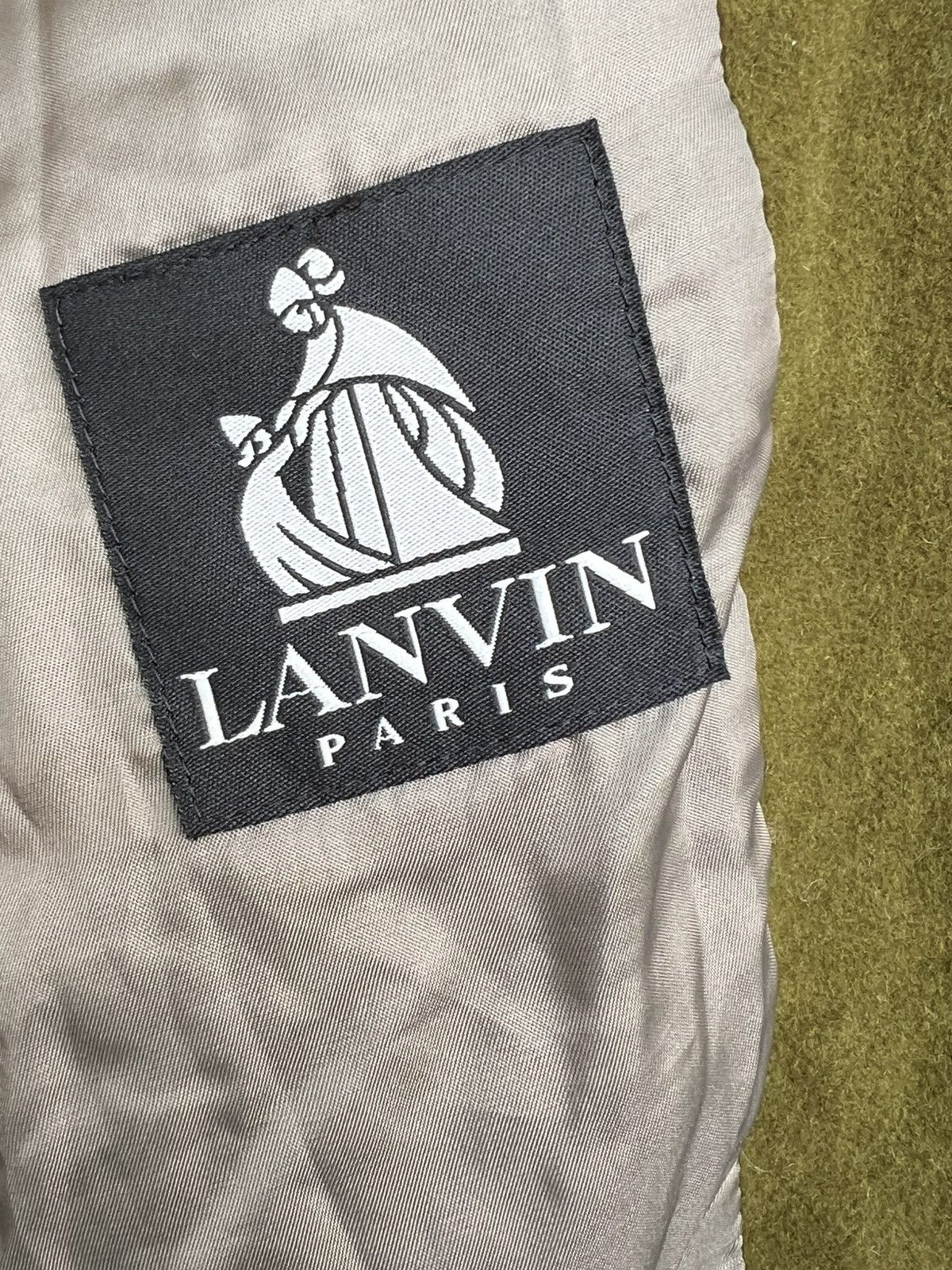 Lanvin Lanvin Vintage green wool blazer. Size 44L - 4 Thumbnail