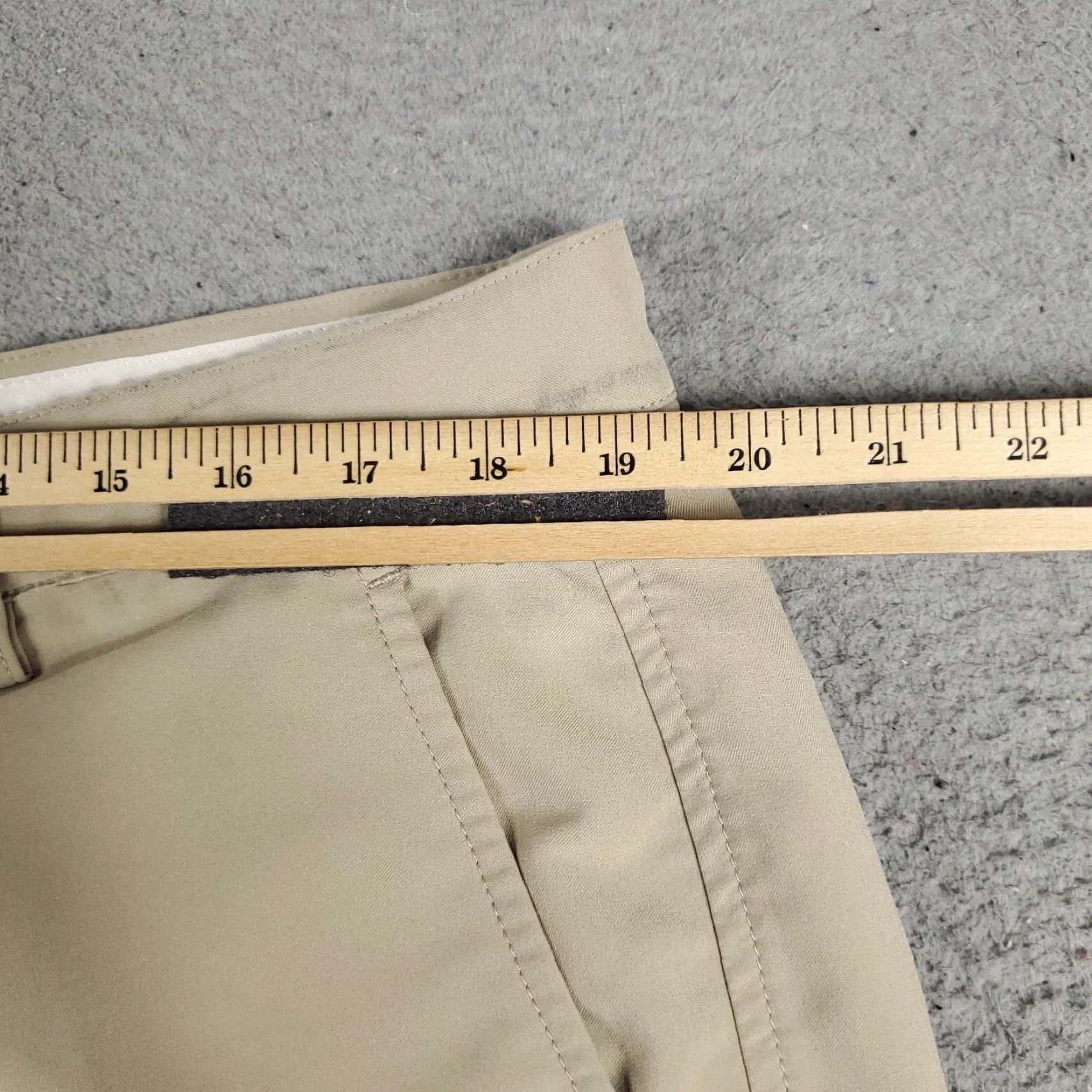 Footjoy FootJoy Shorts Mens 38 Beige Stretch Flat Front Chino Casual Workwear Golf Pants Size US 38 / EU 54 - 4 Thumbnail