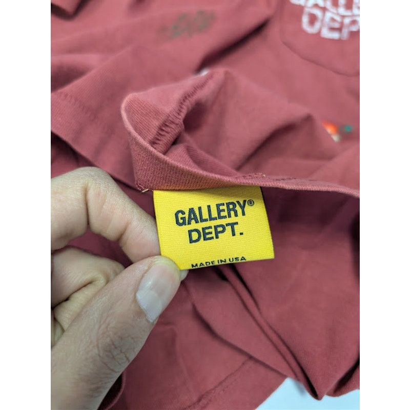 Gallery Dept. o1rshd1 Vintage Logo Painted T-Shirt in Brick Red Size US S / EU 44-46 / 1 - 17 Thumbnail