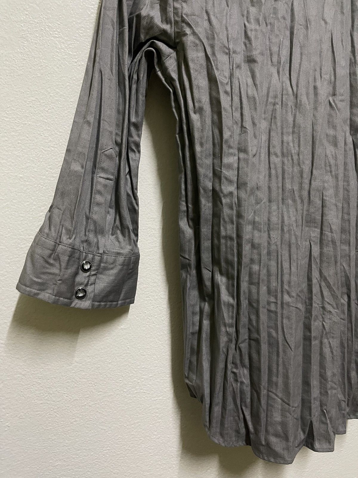 Japanese Brand × Katharine Hamnett London Katharine Hamnett London Pleated Western Snap Button Size M / US 6-8 / IT 42-44 - 9 Thumbnail