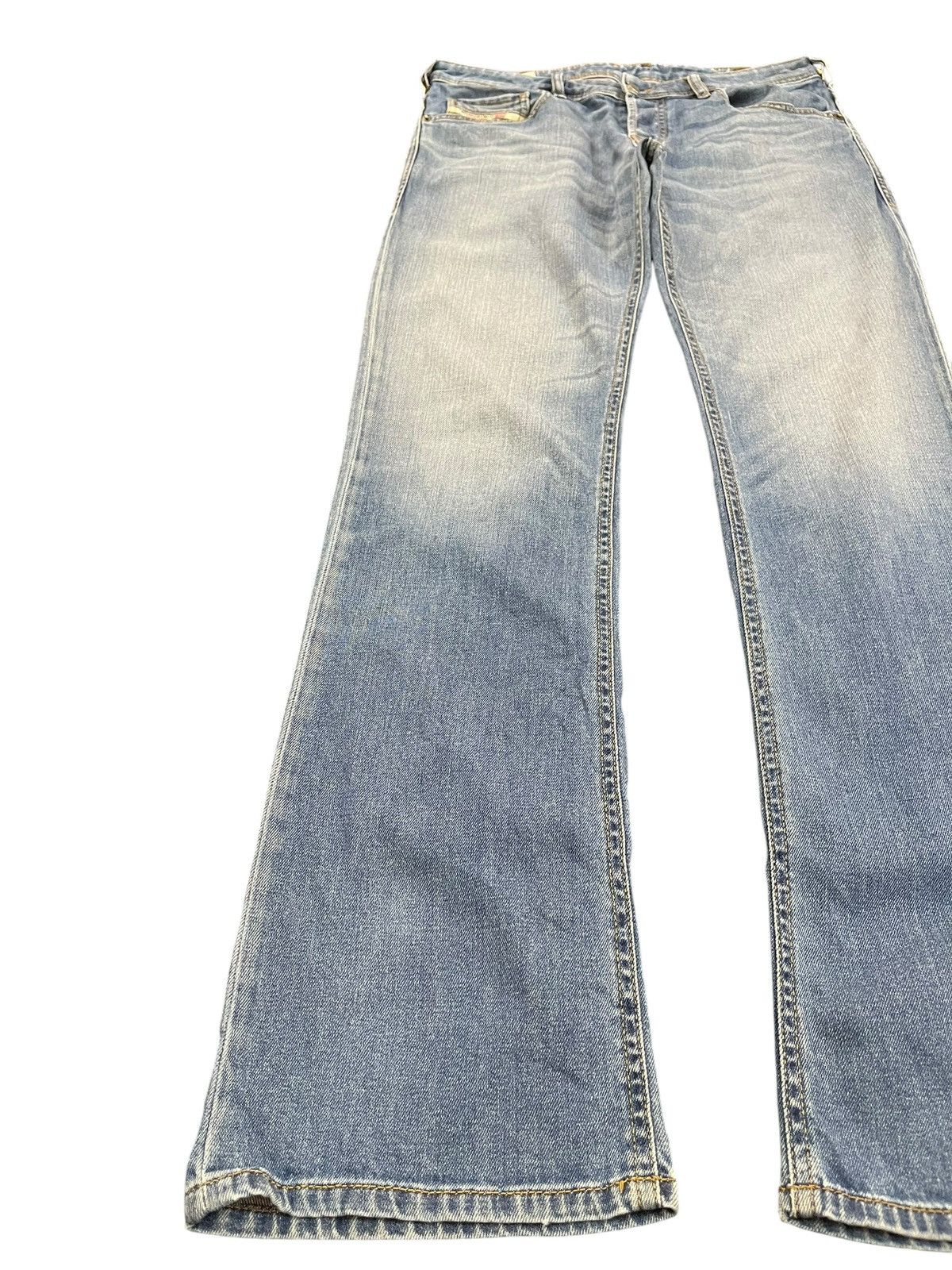 Diesel × Diesel Black Gold Vintage Diesel Zatiny Flare Faded Denim Size US 33 - 3 Thumbnail