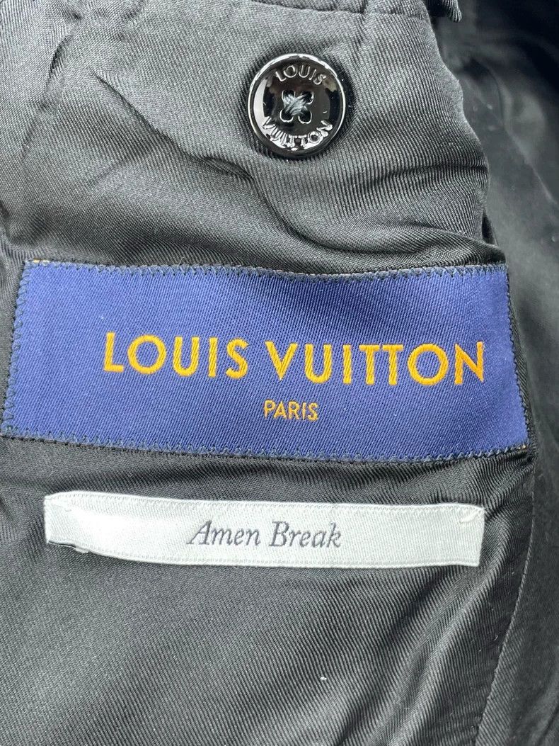 Louis Vuitton Louis Vuitton Black Show blazer Size 48R - 6 Thumbnail