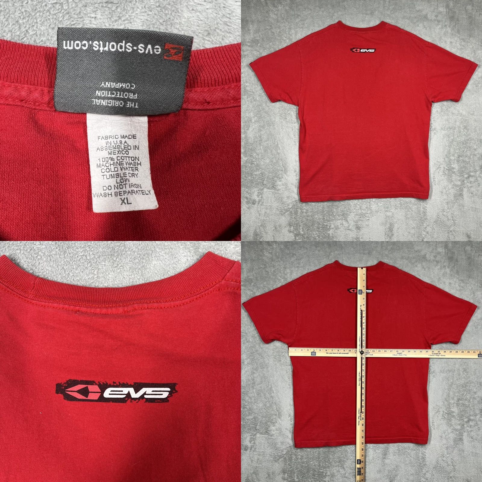 Vintage VINTAGE EVS Sports Riding Gear Red T-Shirt Men's XL Motocross Bikes Size US XL / EU 56 / 4 - 8 Thumbnail
