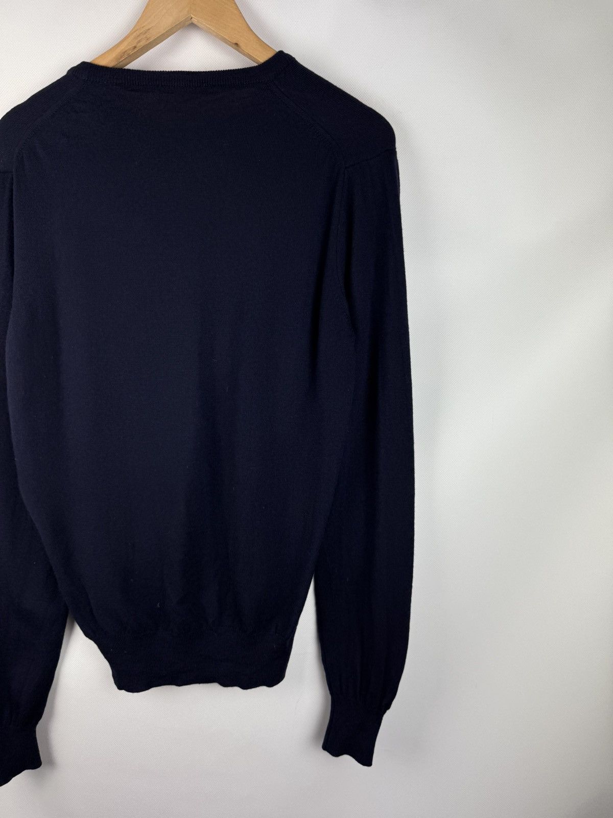 Versace Versace Collection Wool Crewneck Light Sweater Pullover Size US L / EU 52-54 / 3 - 17 Thumbnail