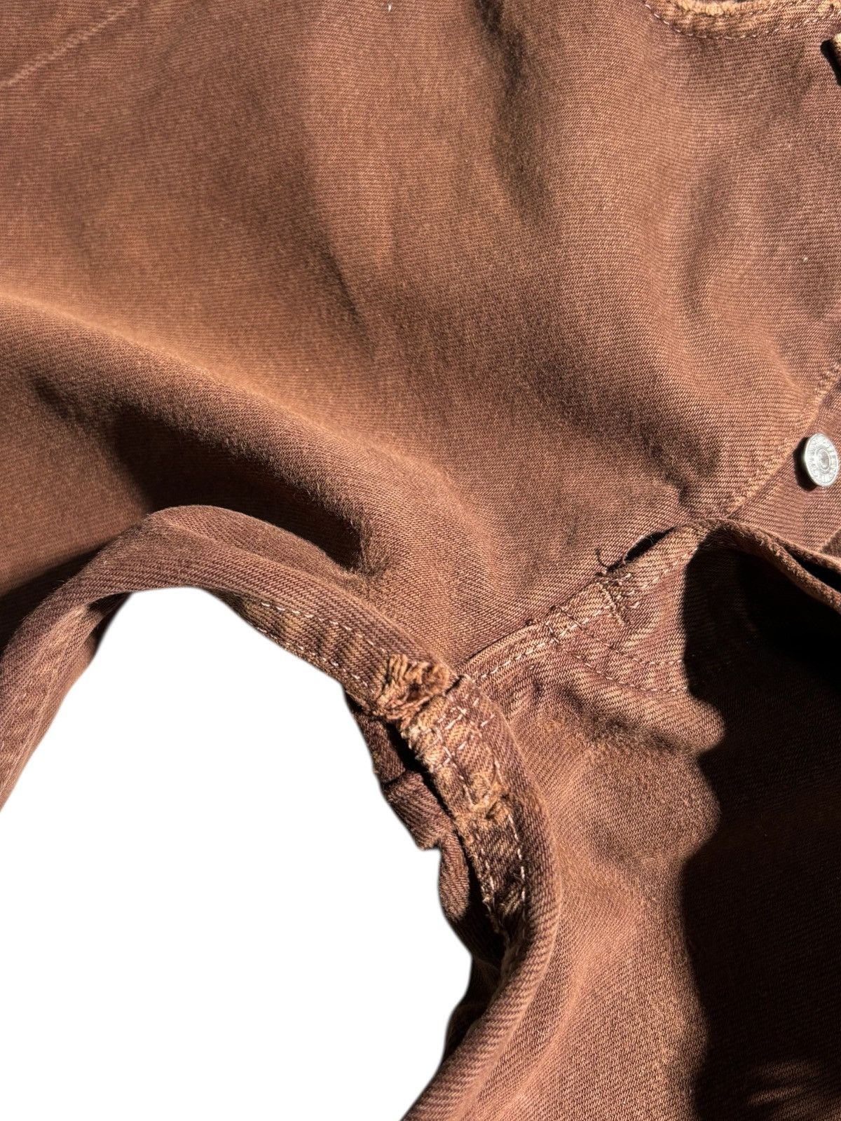 Levi's Vintage Clothing VTG Levi’s 501 Brown Jeans Made in USA Retro Size 32/32 Size US 32 / EU 48 - 7 Thumbnail