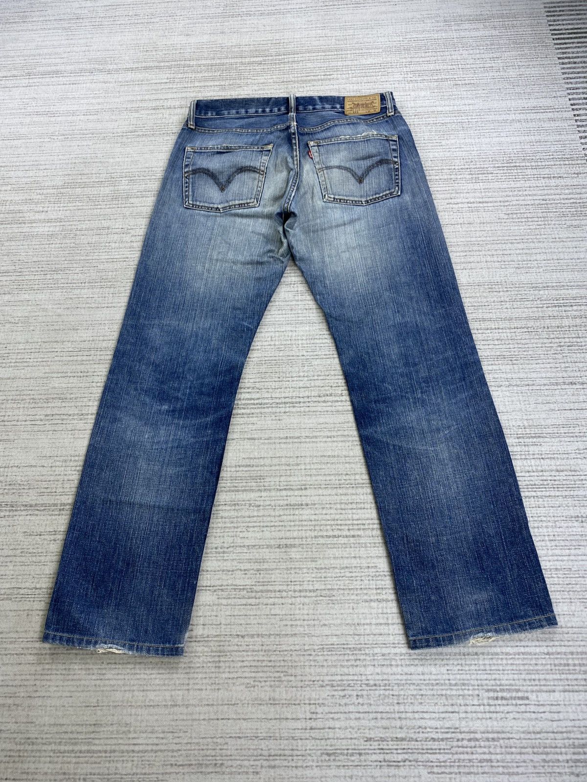 Levi's 🔥Vintage Levi’s 505 Distressed Denim Jeans Size US 32 / EU 48 - 8 Thumbnail