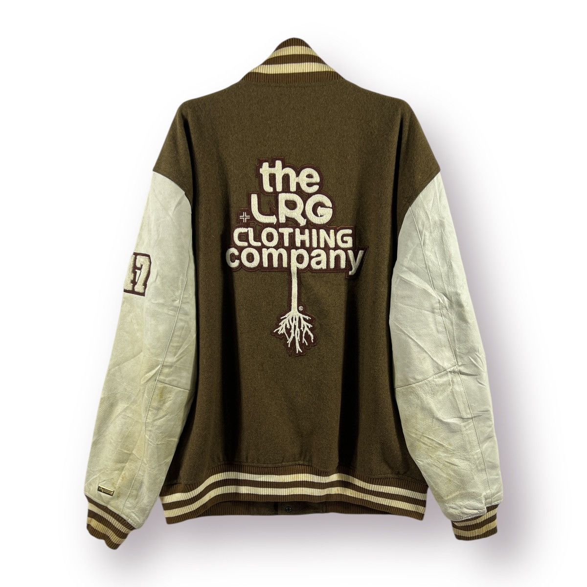 LRG 🔥 The LRG Clothing Company Leather Varsity - XL Size US L / EU 52-54 / 3 - 1 Thumbnail