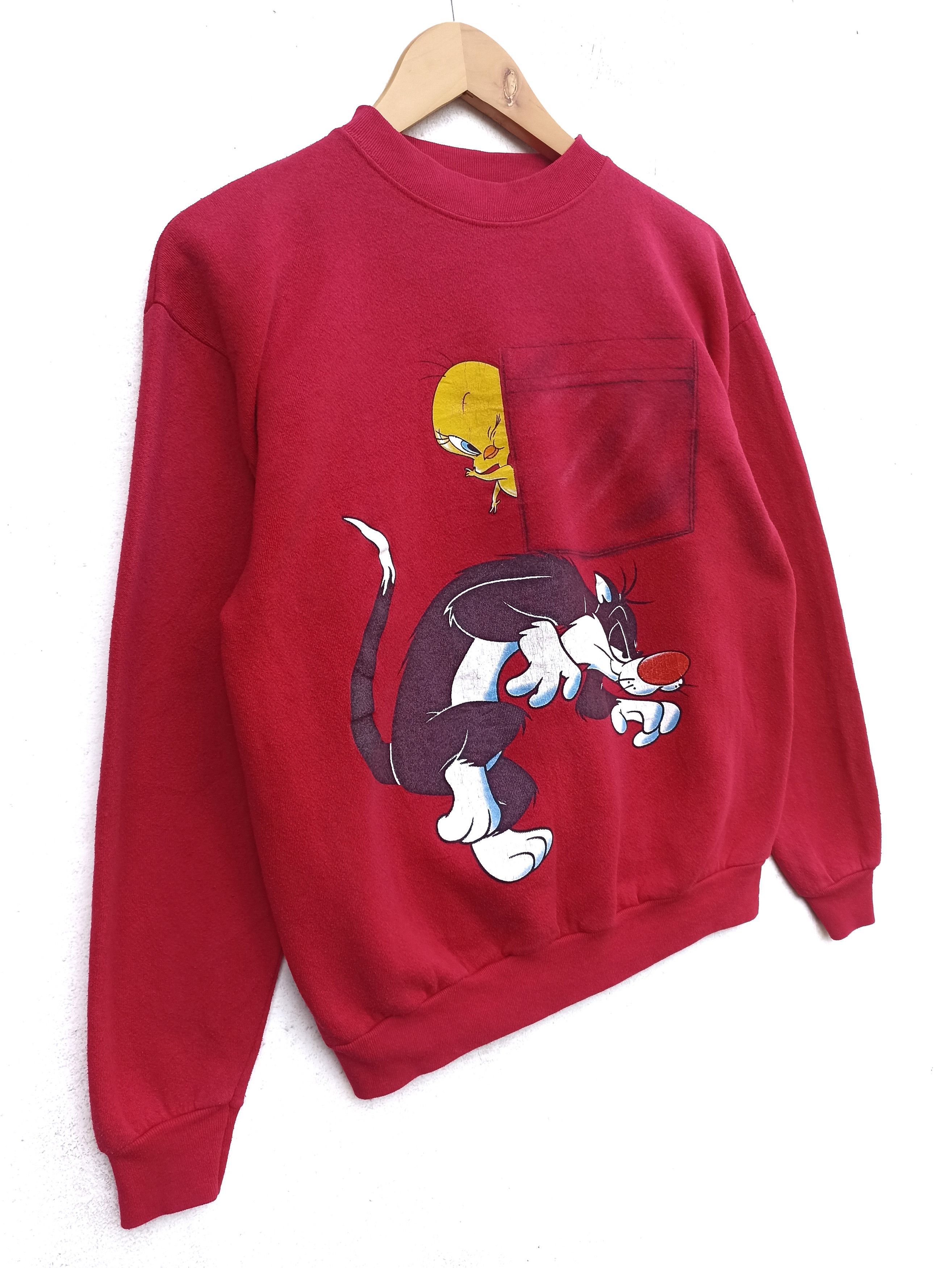 Cartoon Network 🔥 Vintage 90s Vintage Looney Tunes sweatshirt Usa Cartoon Size US M / EU 48-50 / 2 - 2 Thumbnail