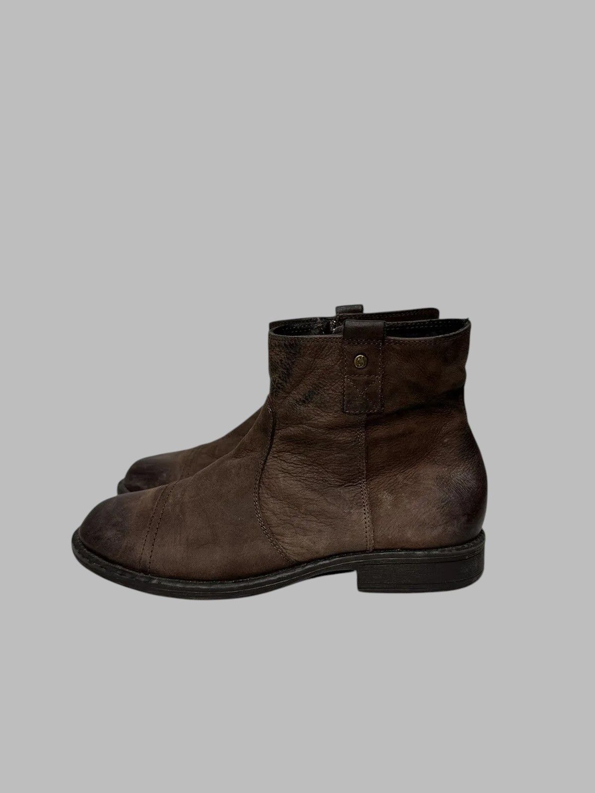 If Six Was Nine Guidi Suide Rare Leather Boots Rick Owens Avantgarde Style Size US 8 / EU 41 - 6 Thumbnail