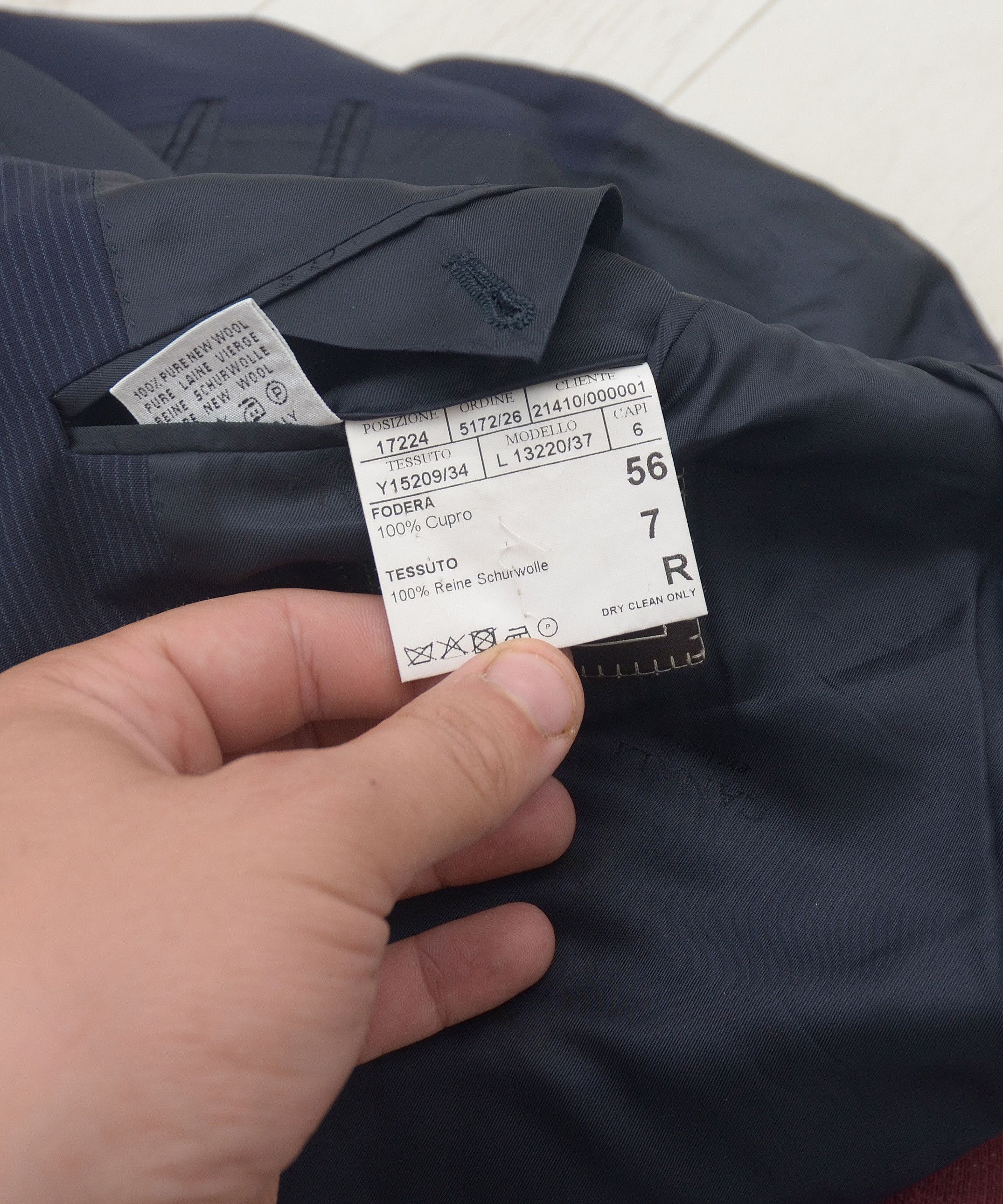 Canali × Designer Canali Wool 2-Buttons Strips Blazer Size 56 Super 150's Size 54R - 12 Thumbnail