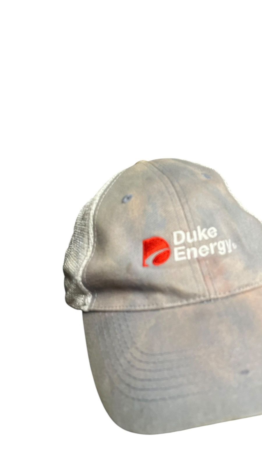 Other Sun Faded Vintage Duke Energy Gray Mesh Trucker Hat Size ONE SIZE - 2 Thumbnail