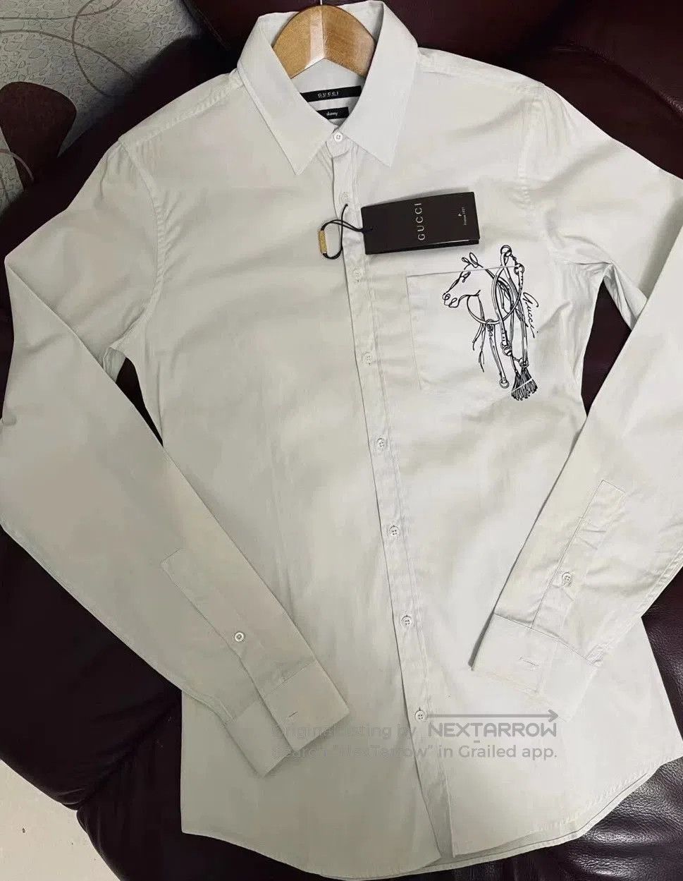 Gucci Gucci Men's Slim Fit Macaron Shirt. Size US S / EU 44-46 / 1 - 2 Thumbnail