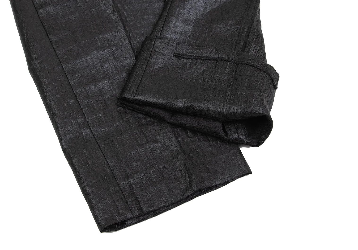 Jean Paul Gaultier Crocodile Pattern Design Pants in Black, Size 48 Size US 32 / EU 48 - 10 Thumbnail