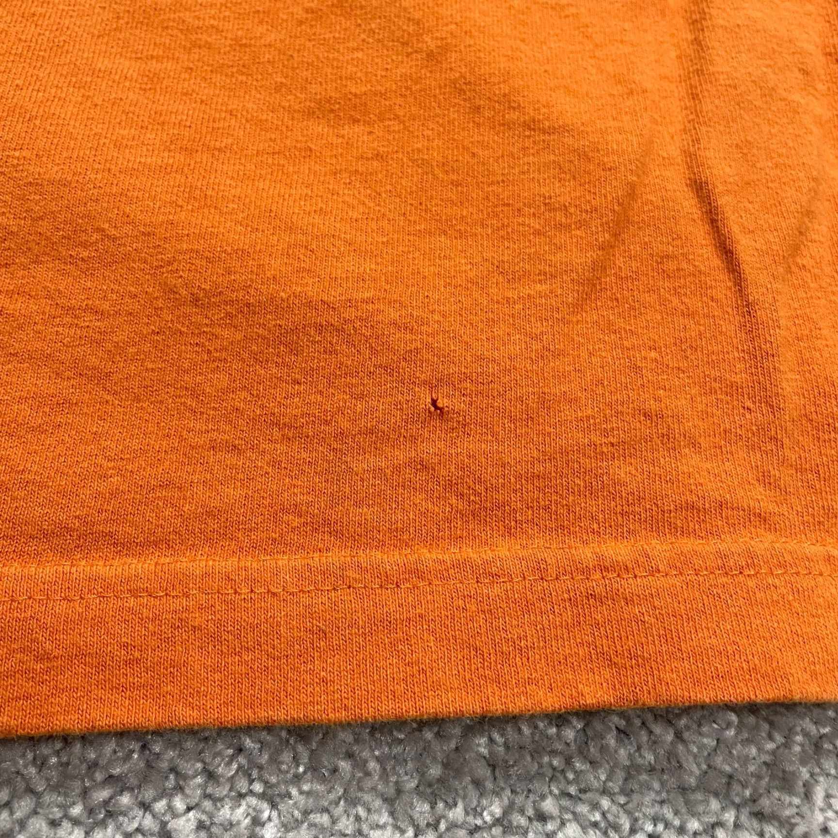 Carhartt VINTAGE Carhartt K87 Original Fit T-Shirt Mens XL Orange Crew Neck Pocket Cotton Size US XL / EU 56 / 4 - 5 Thumbnail