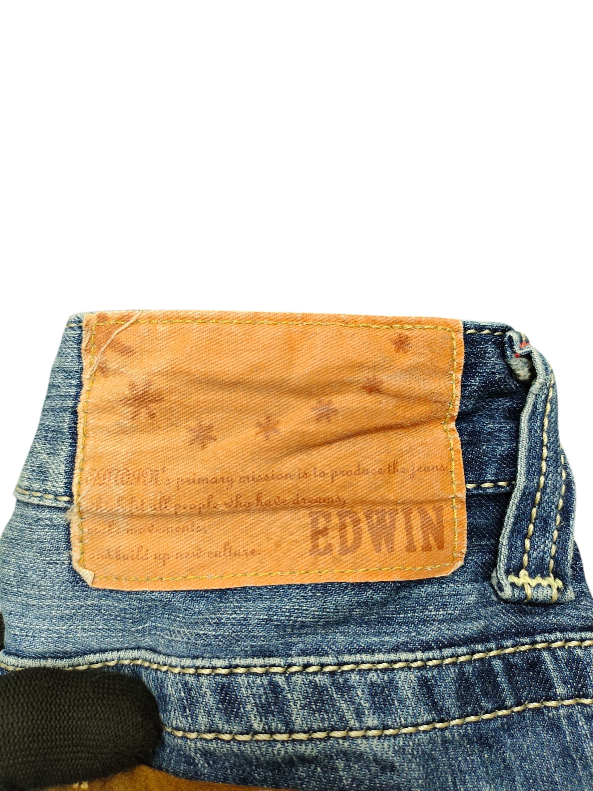 Vintage Edwin Exelusive Vintage Distress Denim Jeans 423XVL