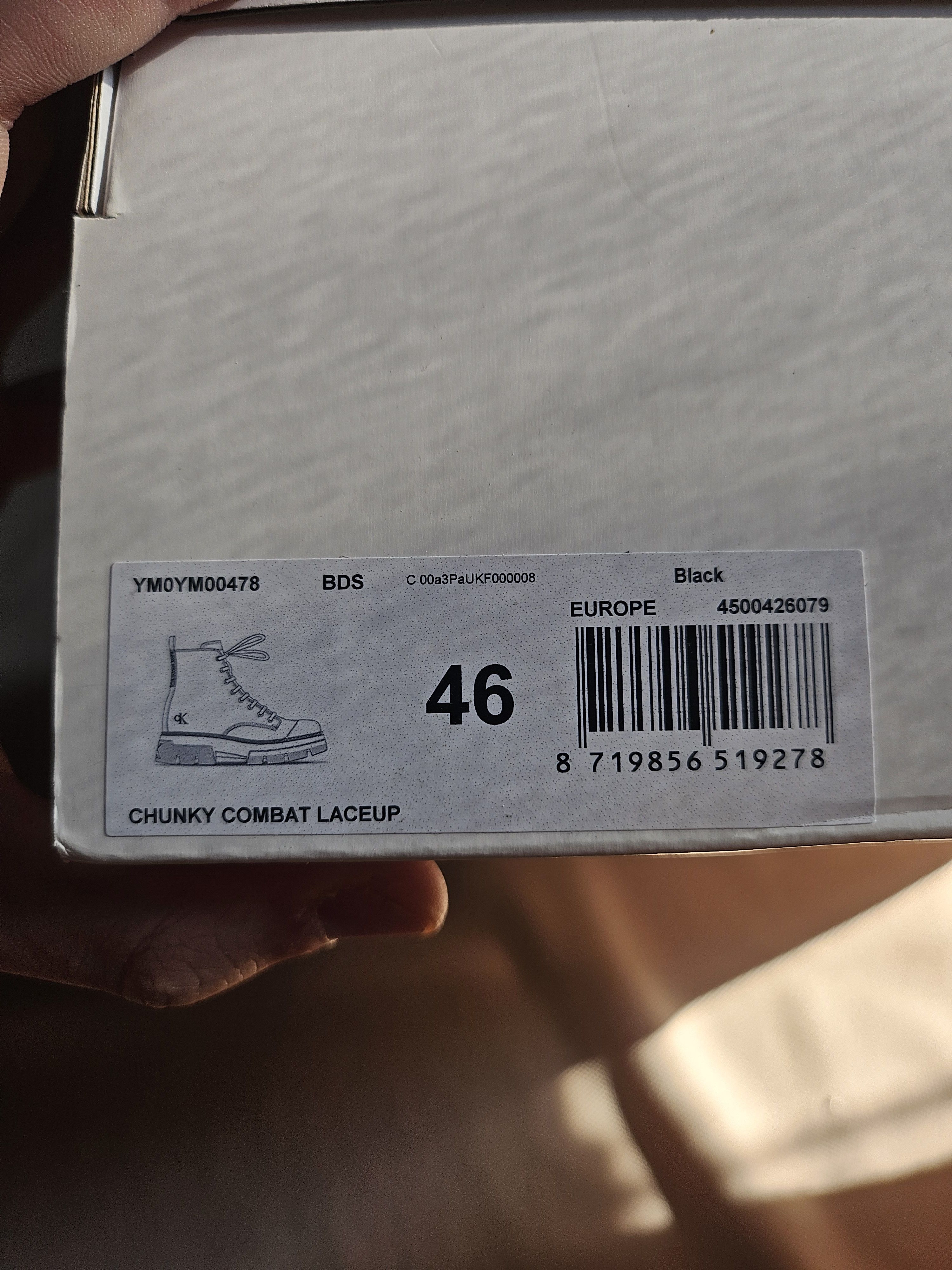 Calvin Klein Calvin Klein Jeans Chunky Combat lace up boots Size US 13 / EU 46 - 7 Thumbnail