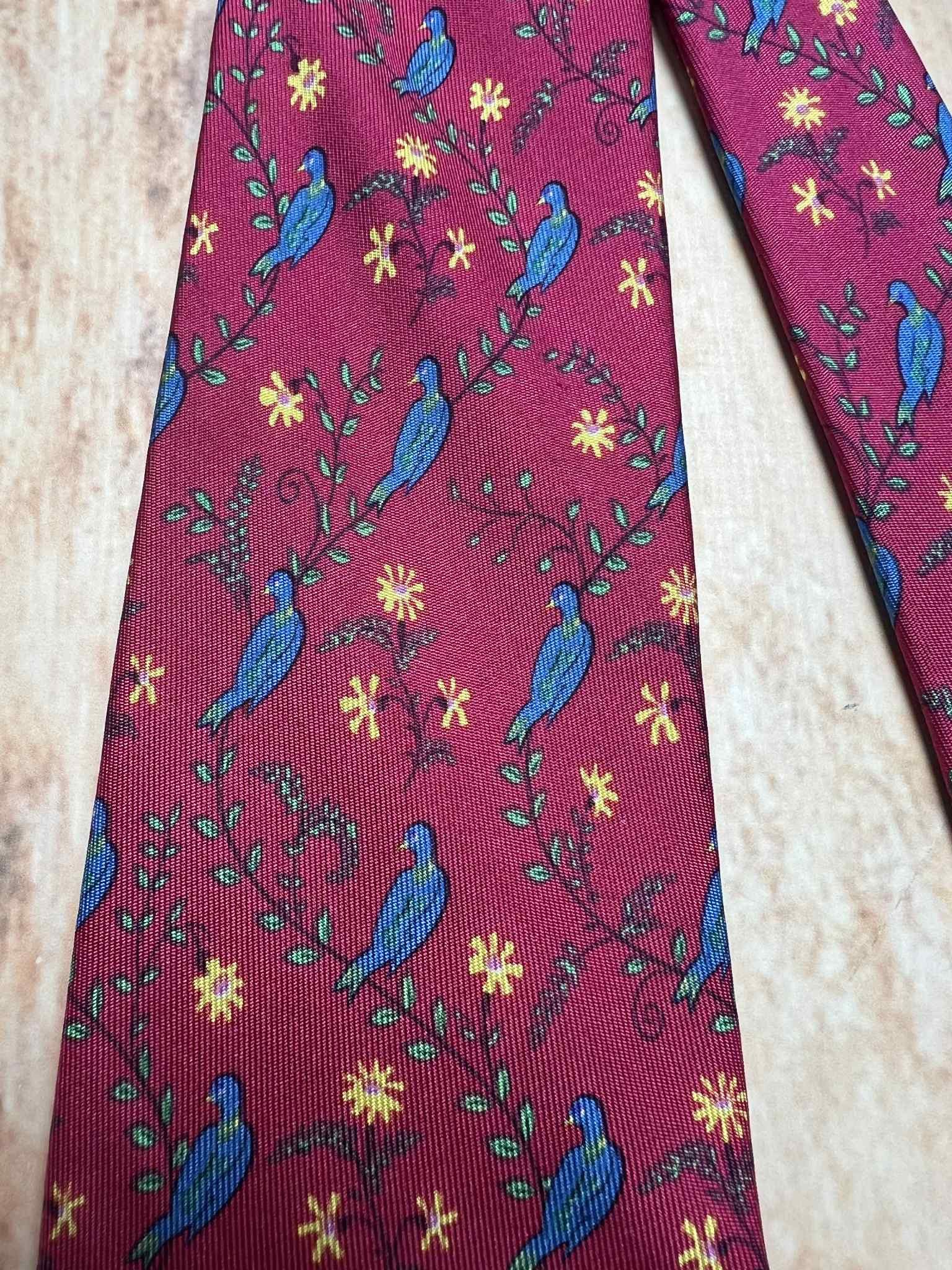 Hermes Hermes of Paris Silk Tie 7185 UA vintage Size ONE SIZE - 9 Thumbnail