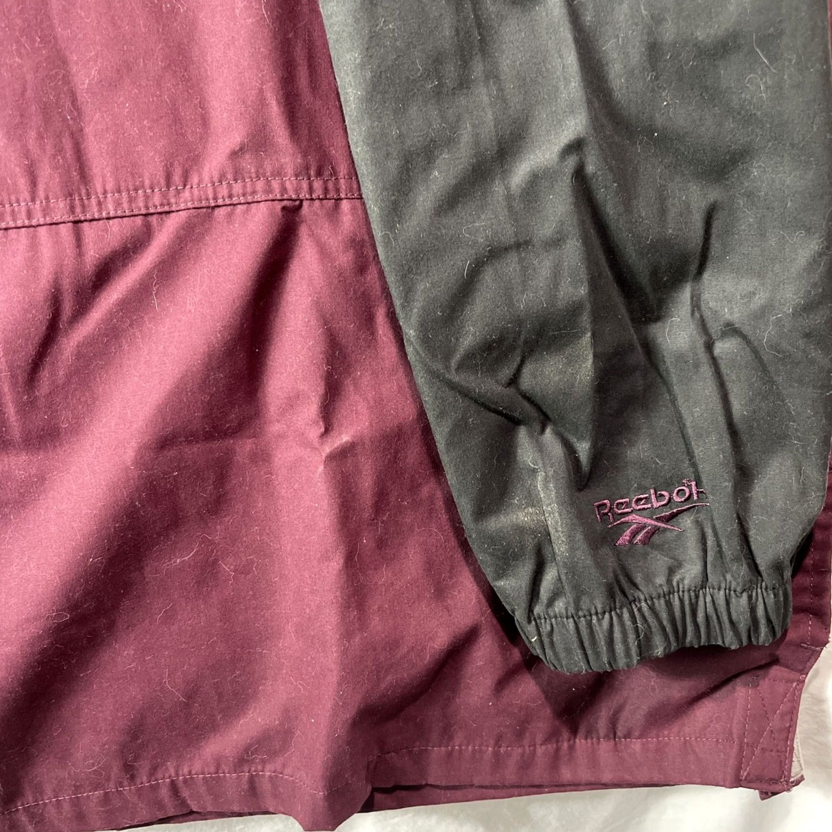Reebok VINTAGE Reebok Jacket Mens 2XL XXL Hooded Anorak Purple Above The Rim Basketball Jacket Size US XXL / EU 58 / 5 - 3 Thumbnail