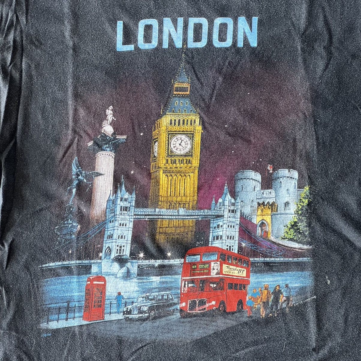 Vintage 🏴󠁧󠁢󠁥󠁮󠁧󠁿 VINTAGE LONDON TOURIST SHIRT - BALENCIAGA STYLE TEE Size US XXL / EU 58 / 5 - 4 Thumbnail