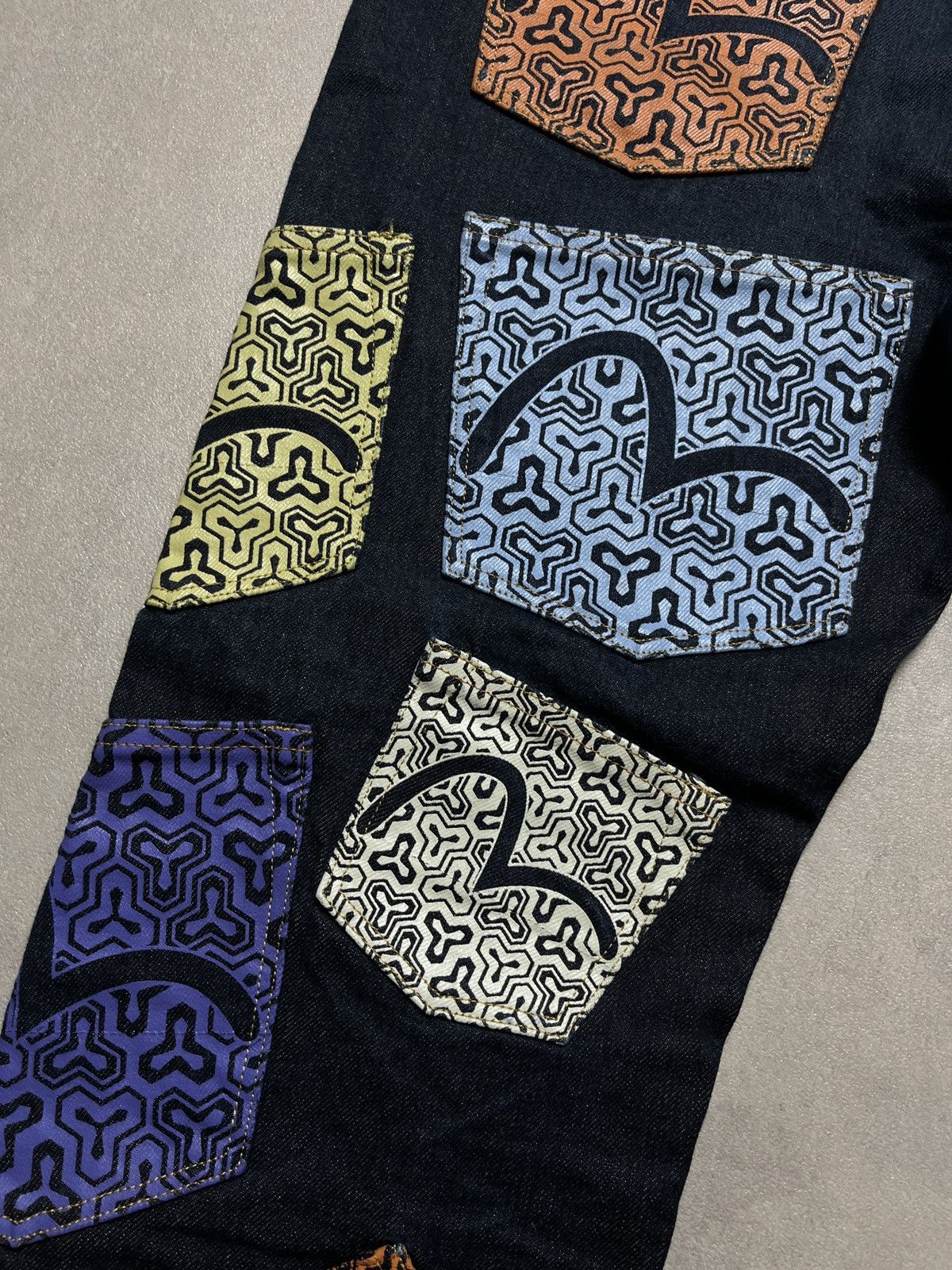 Evisu Evisu Multipocket Logo Selvedge Denim Jeans Size US 31 - 6 Thumbnail