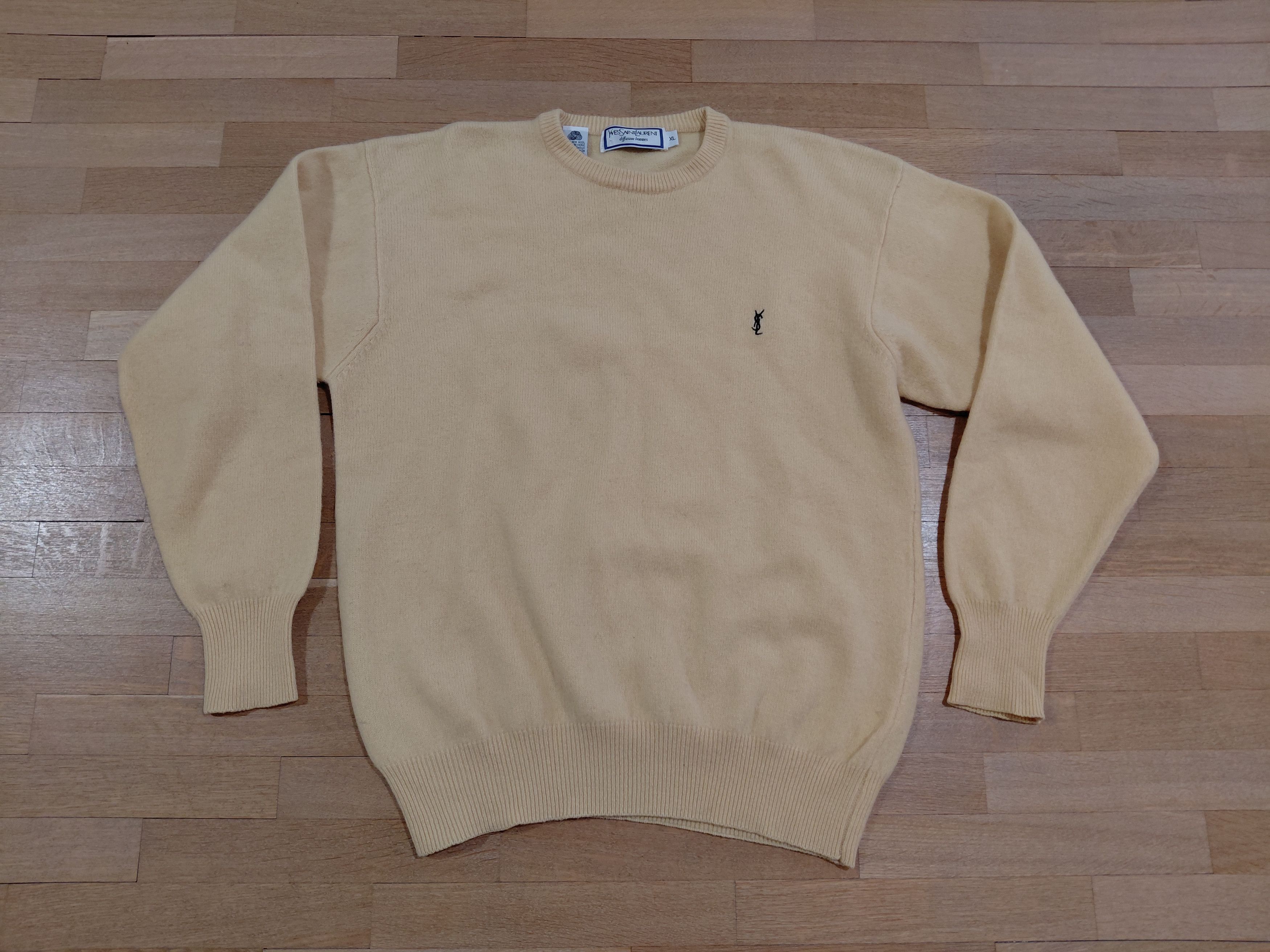 Yves Saint Laurent Yves Saint Laurent Woll Knitwear Sweater Size L Pullover Size US L / EU 52-54 / 3 - 1 Thumbnail