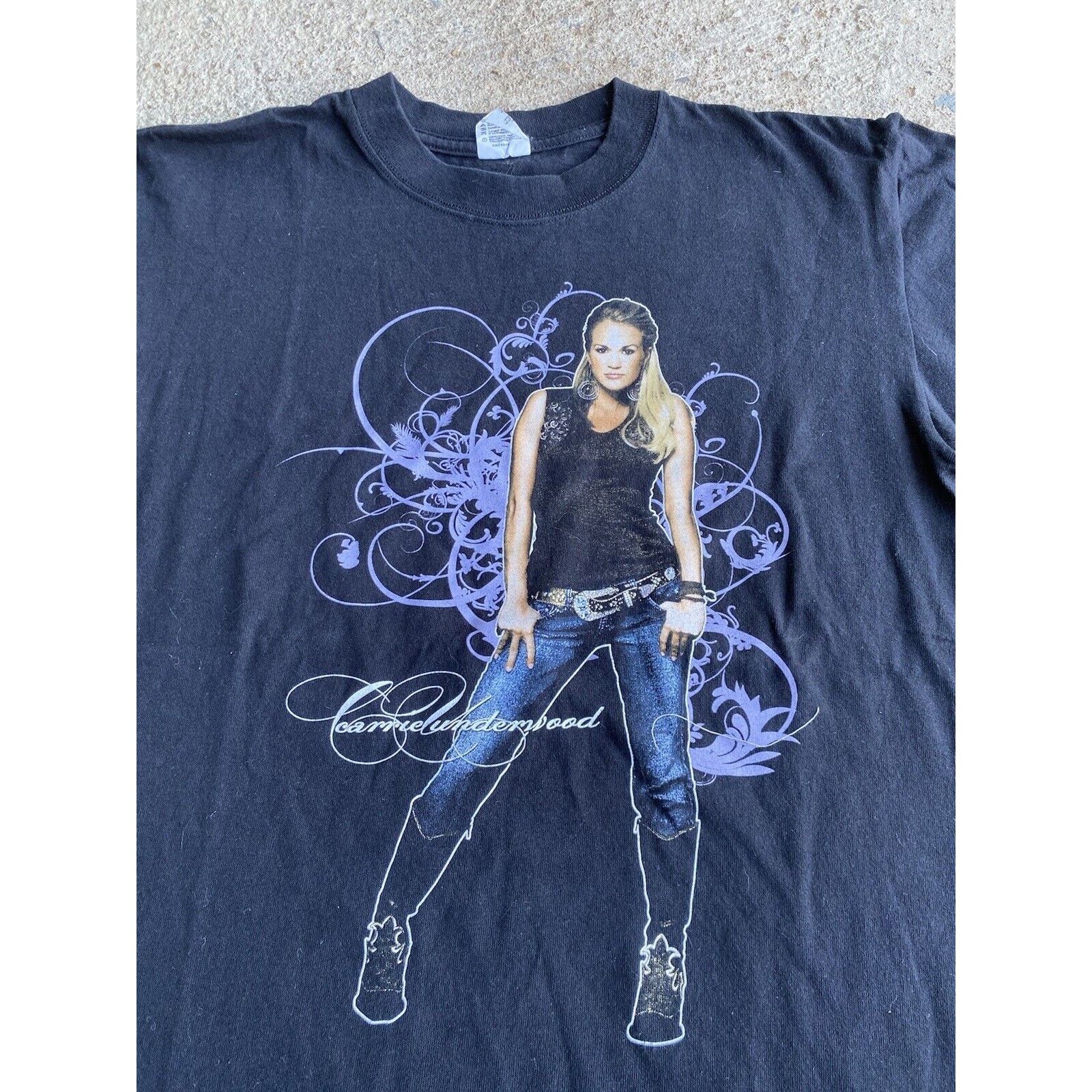 Anvil Vintage Y2K 2008 Carrie Underwood Carnival Ride Shirt Size US M / EU 48-50 / 2 - 3 Thumbnail